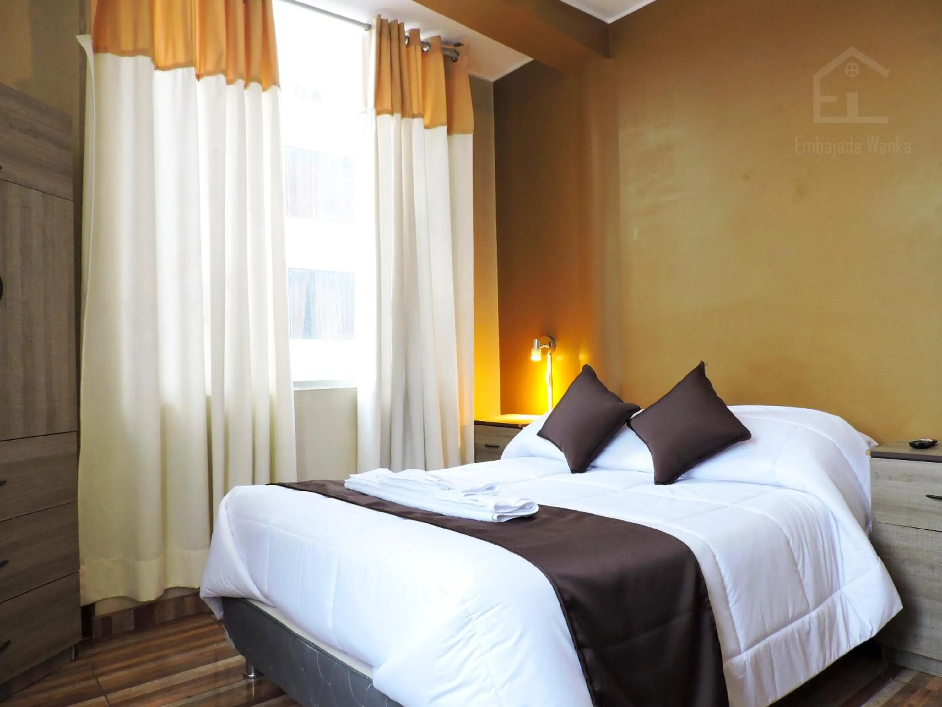 Bedroom, Bed in EmbajadaWanka
