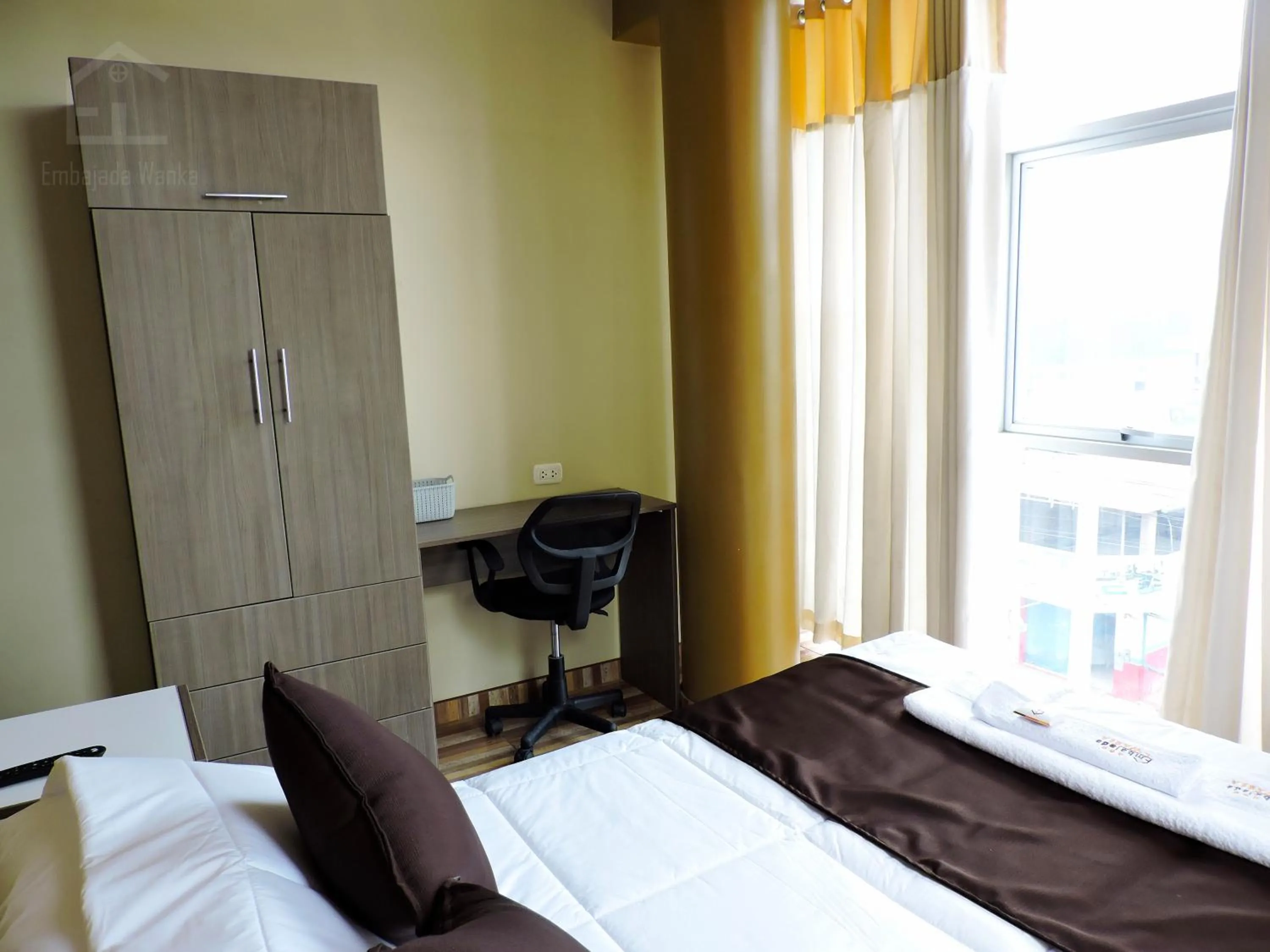 Bedroom, Bed in EmbajadaWanka