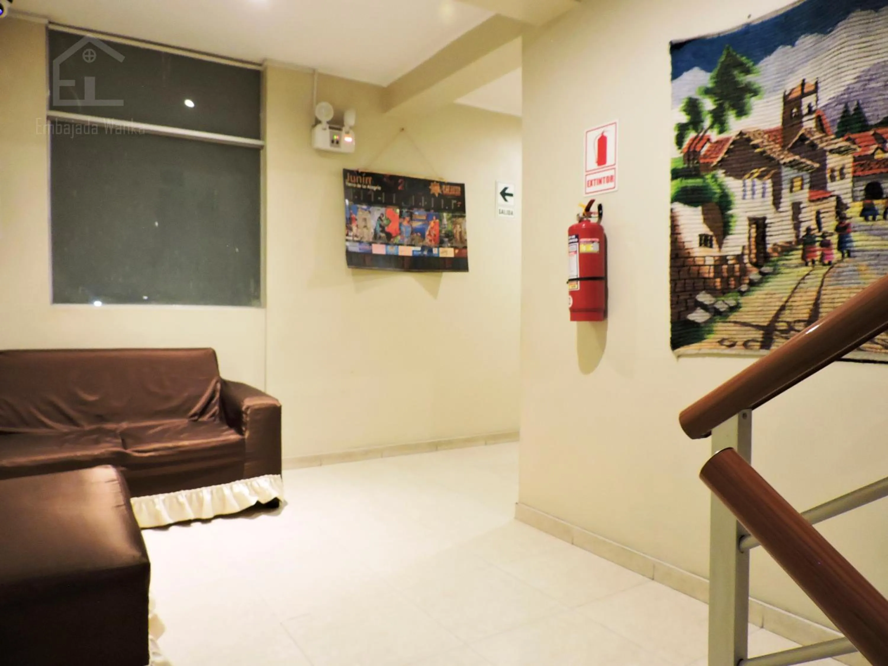 Seating area in EmbajadaWanka