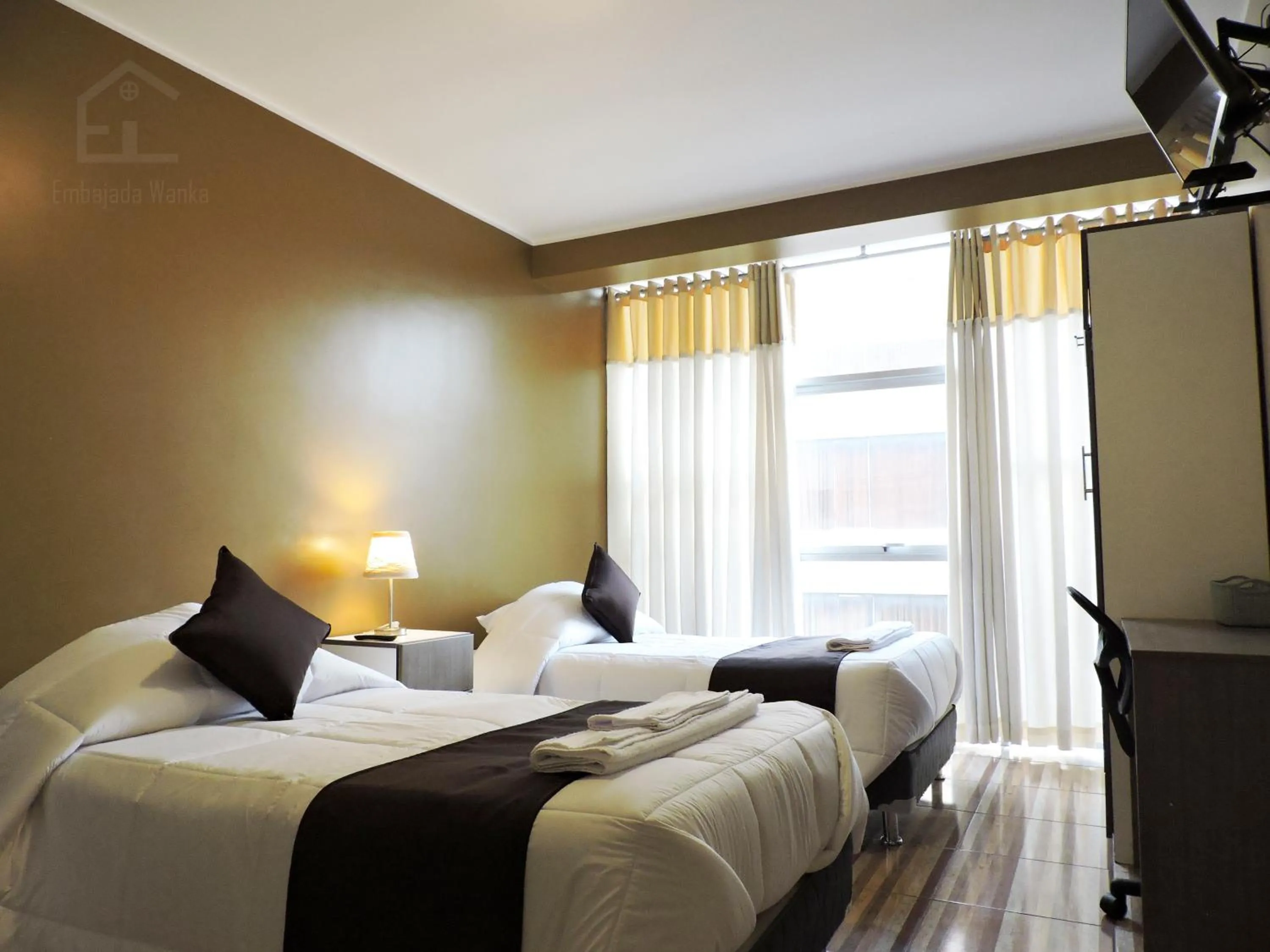 Photo of the whole room, Bed in EmbajadaWanka