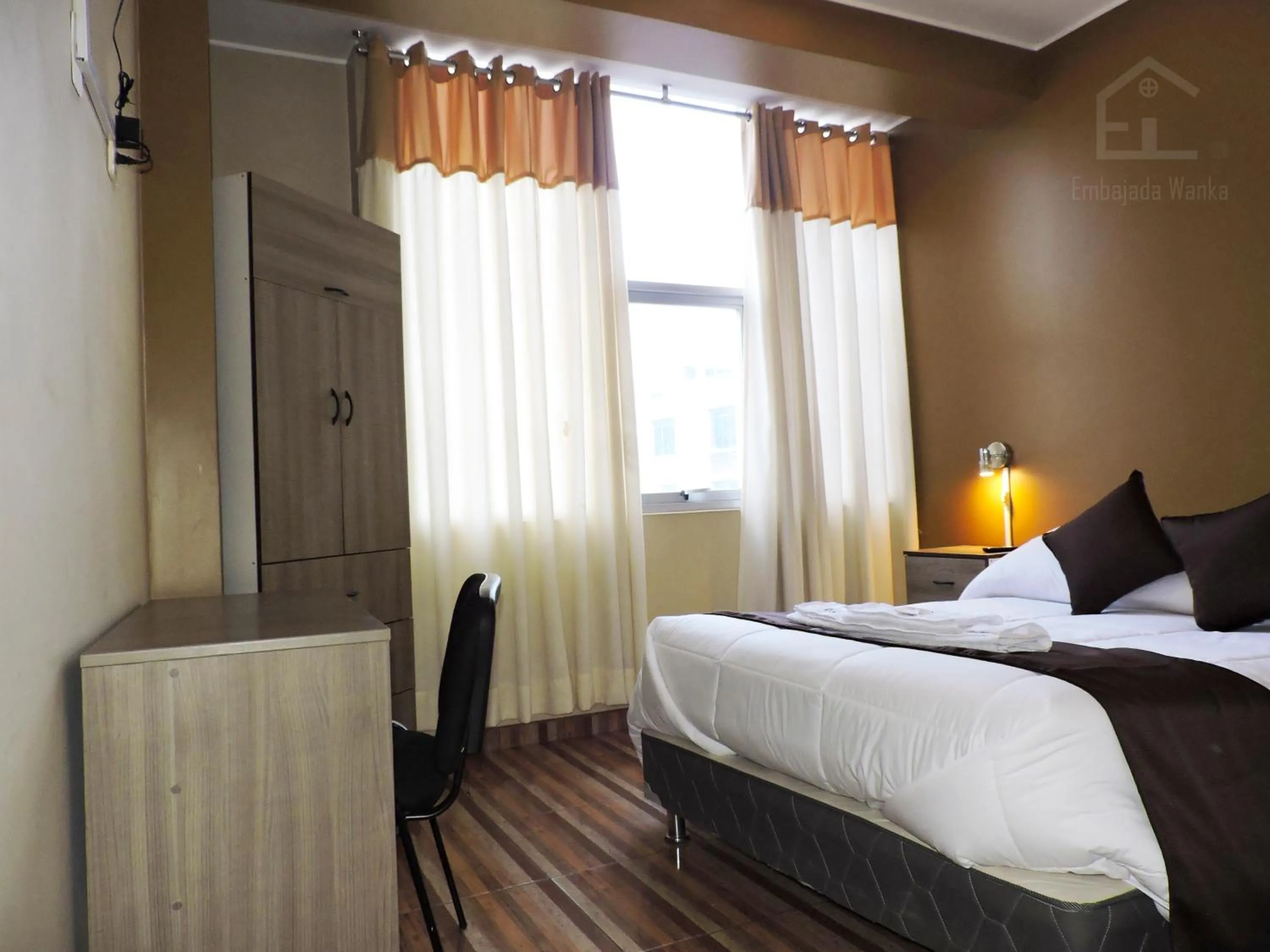 Bedroom, Bed in EmbajadaWanka