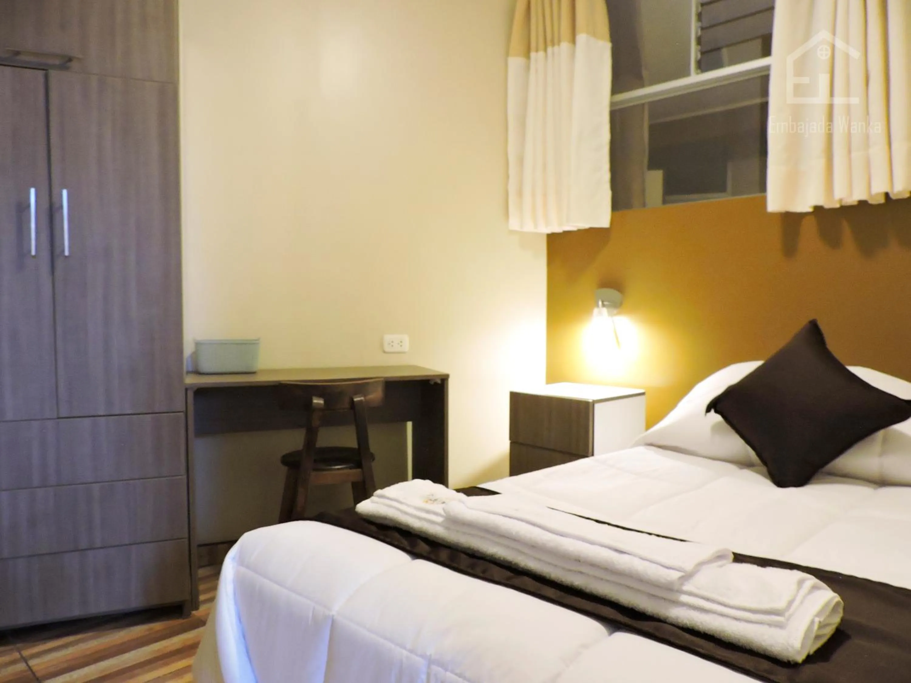 Photo of the whole room, Bed in EmbajadaWanka