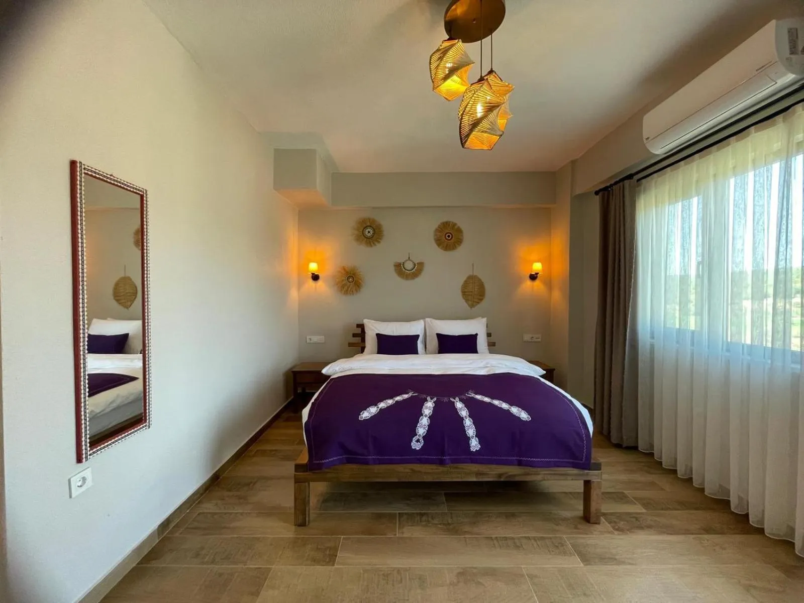 Bed in Kyla Kocadere Mansion