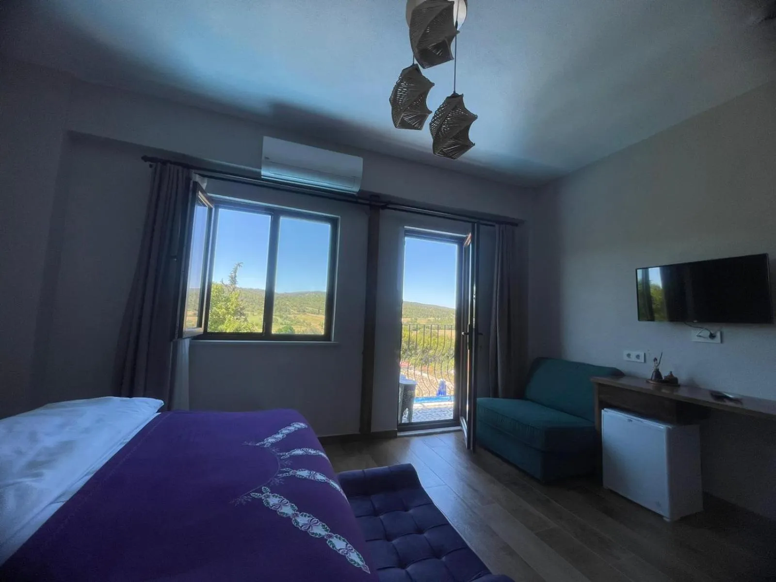 Bed in Kyla Kocadere Mansion