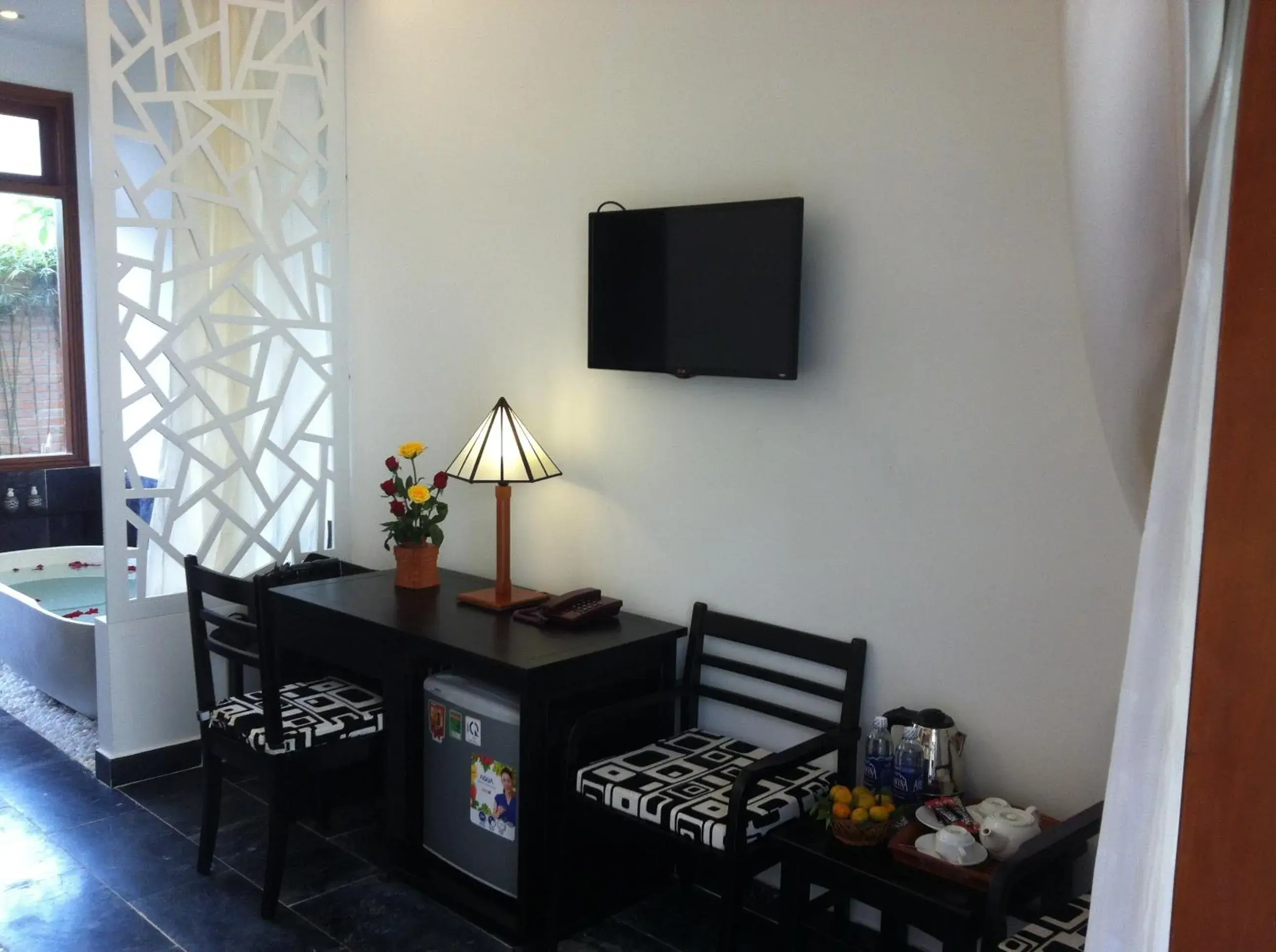 Decorative detail, Bed in Hoi An TNT Villa Decorative detail, Bed in Hoi An TNT Villa