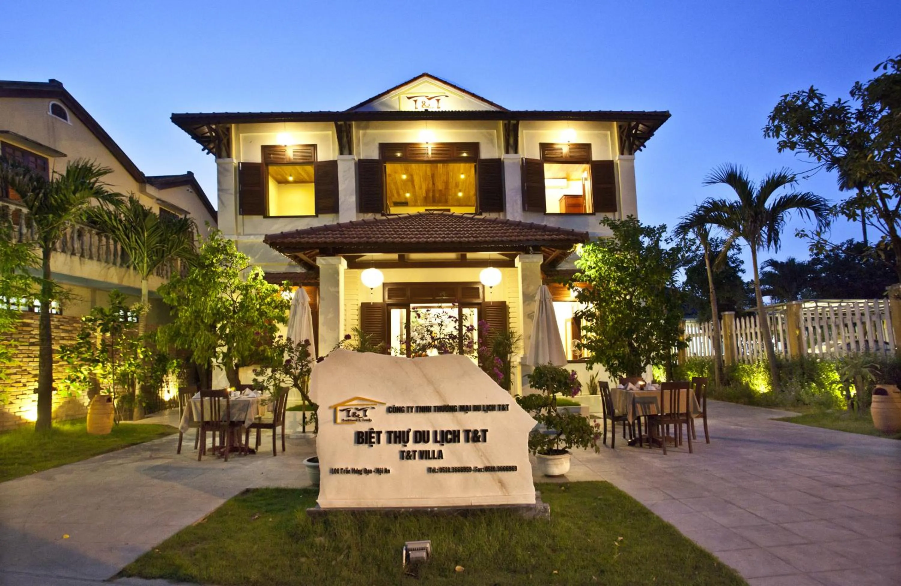 Area and facilities in Hoi An TNT Villa