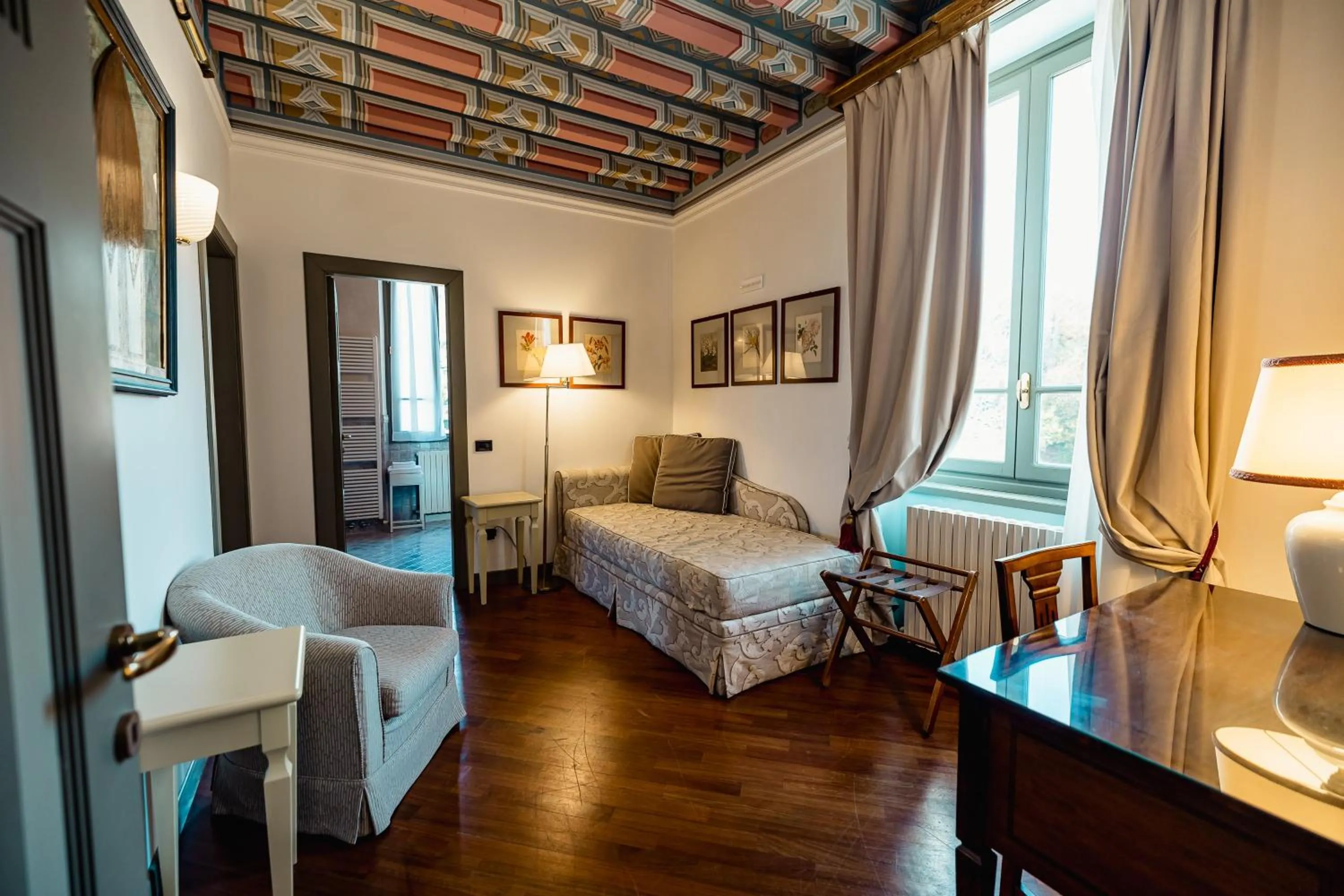 Living room, Bed in Relais I Due Roccoli