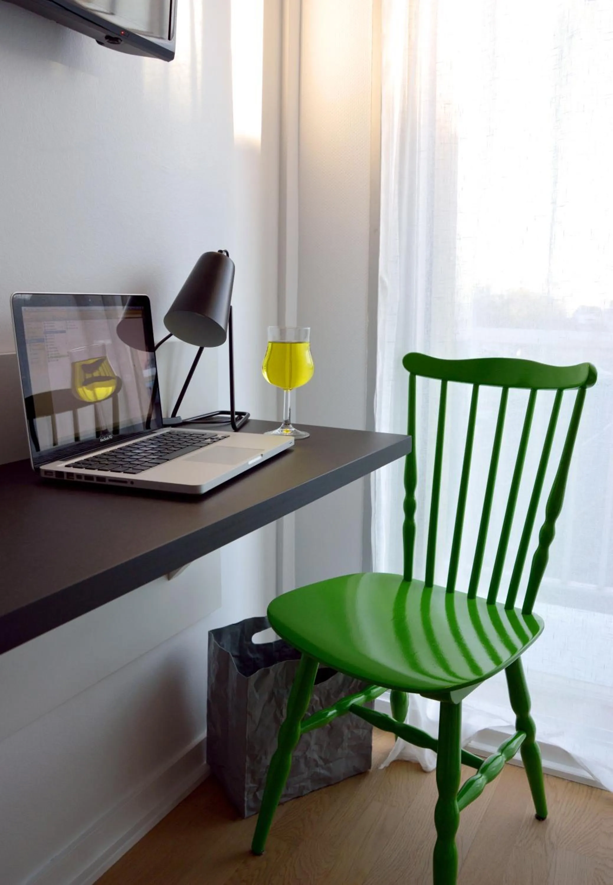 Seating area in Logis Hotel Du Port