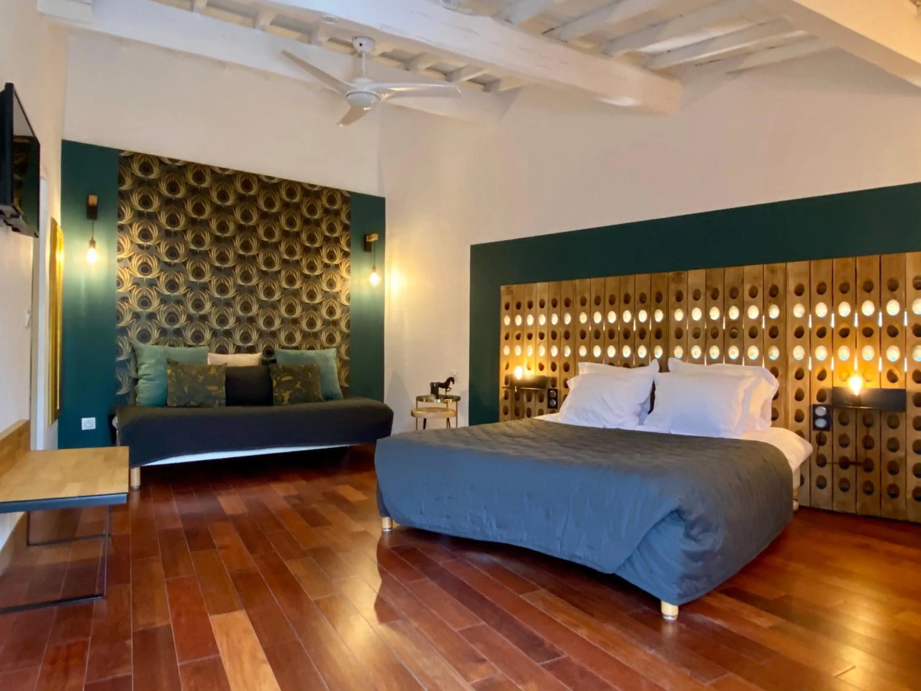 Bed in La Paillère chambres d hôtes