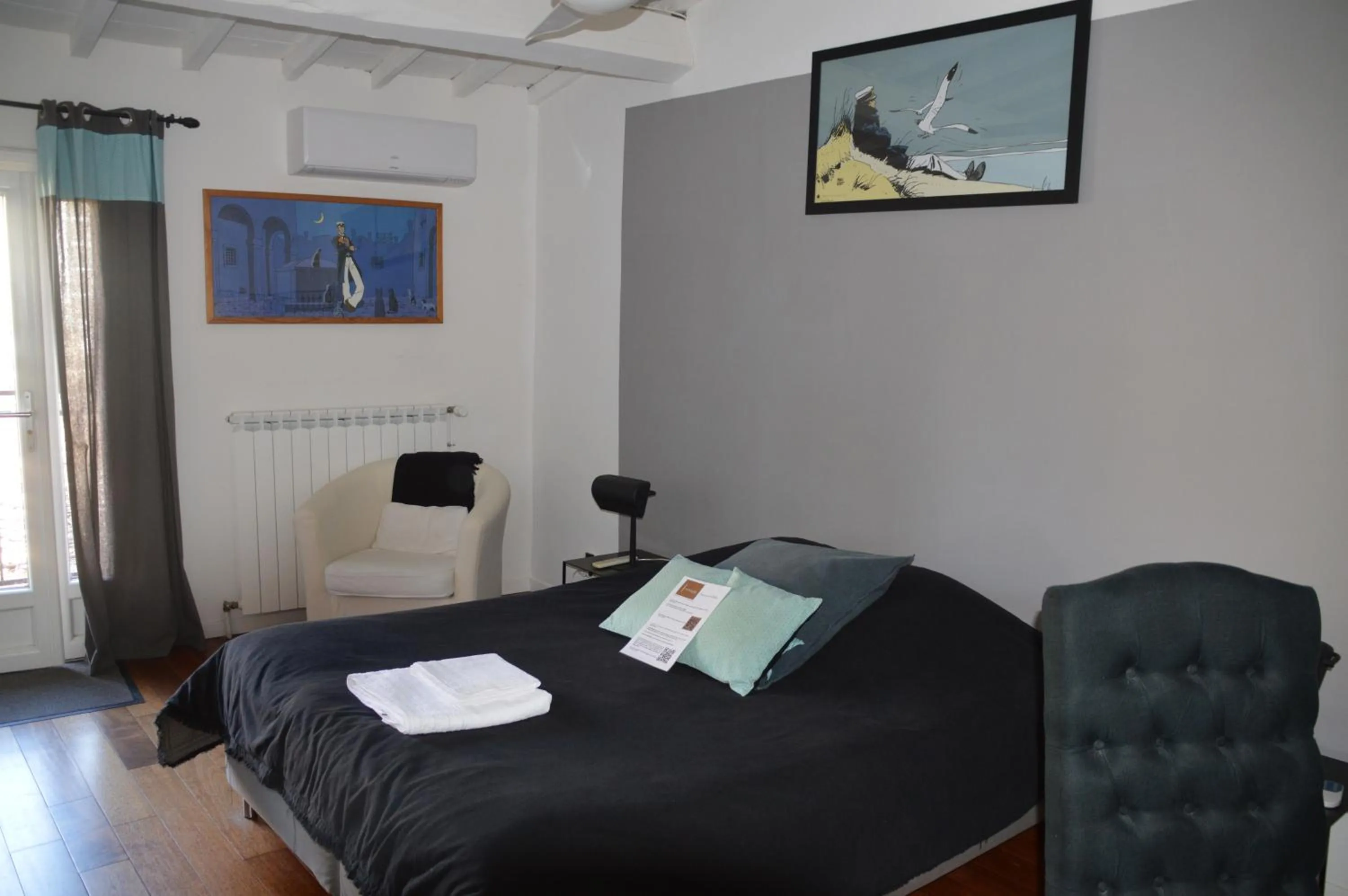 Bed in La Paillère chambres d hôtes