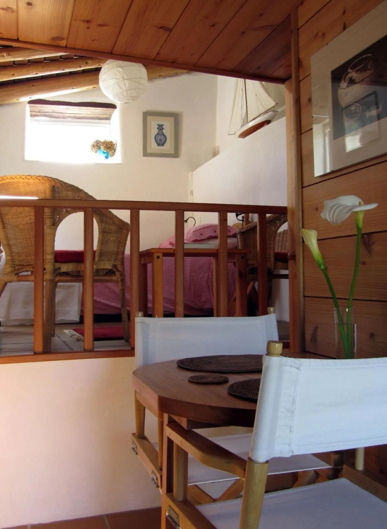 Dining area in O Palheiro