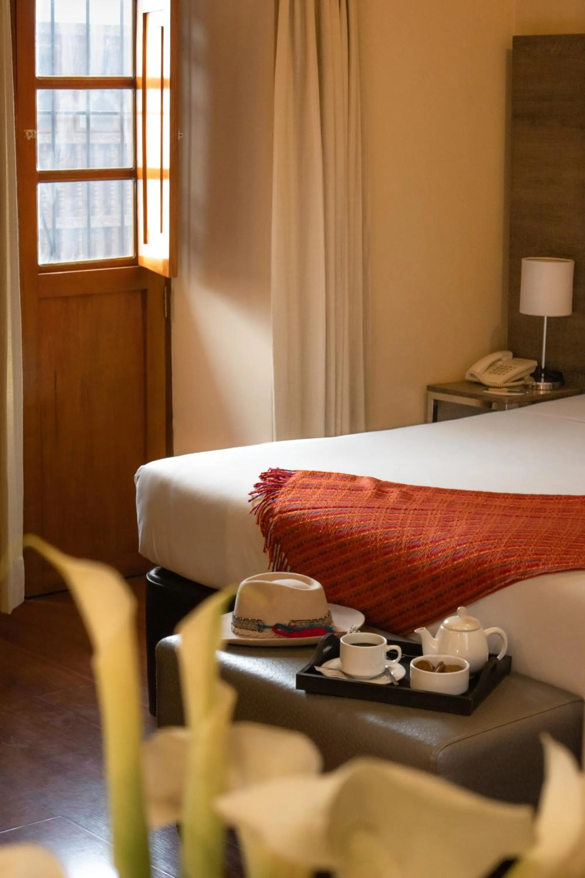 Bed in Union Hotel Cusco