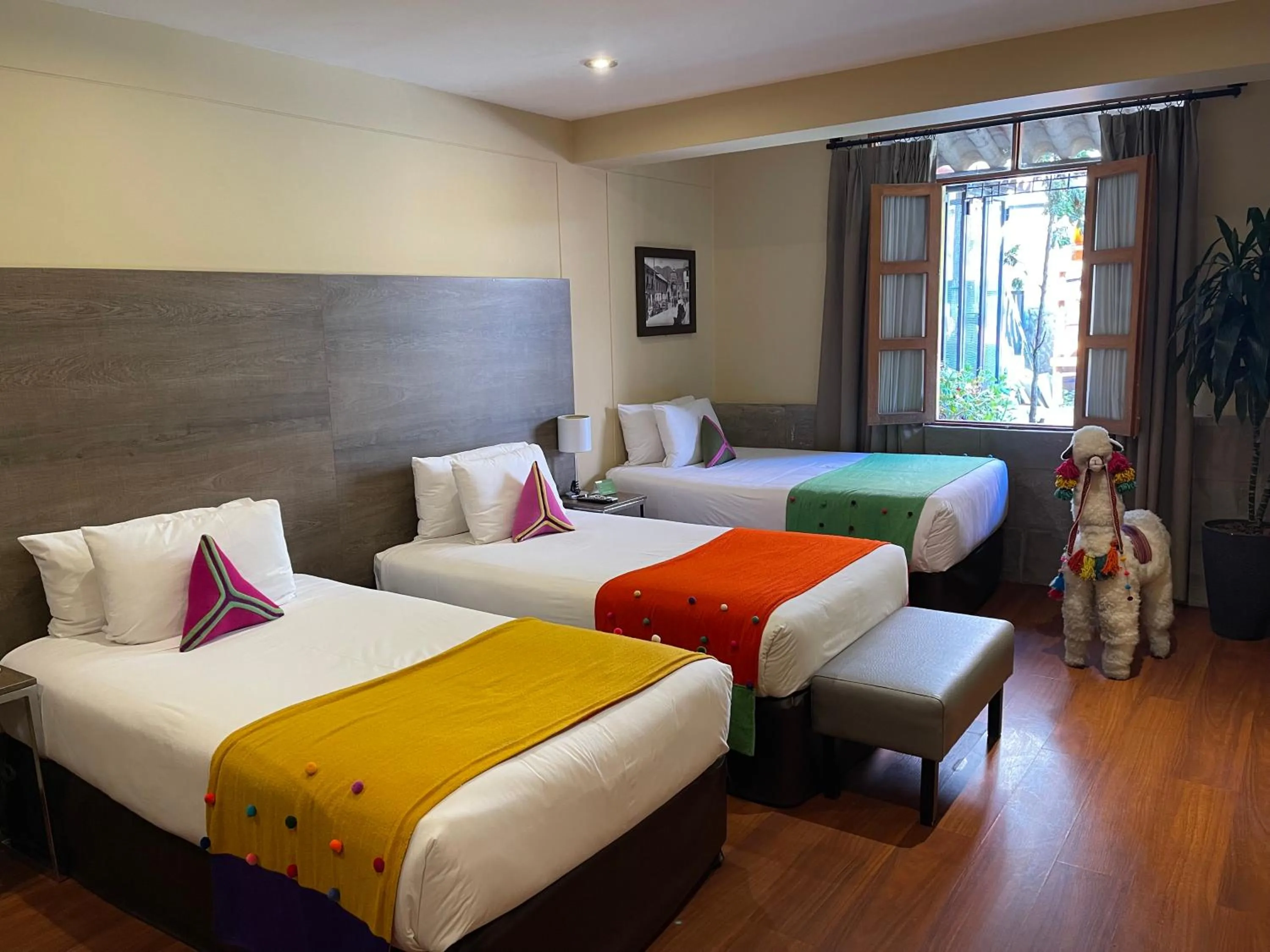 Bed in Union Hotel Cusco