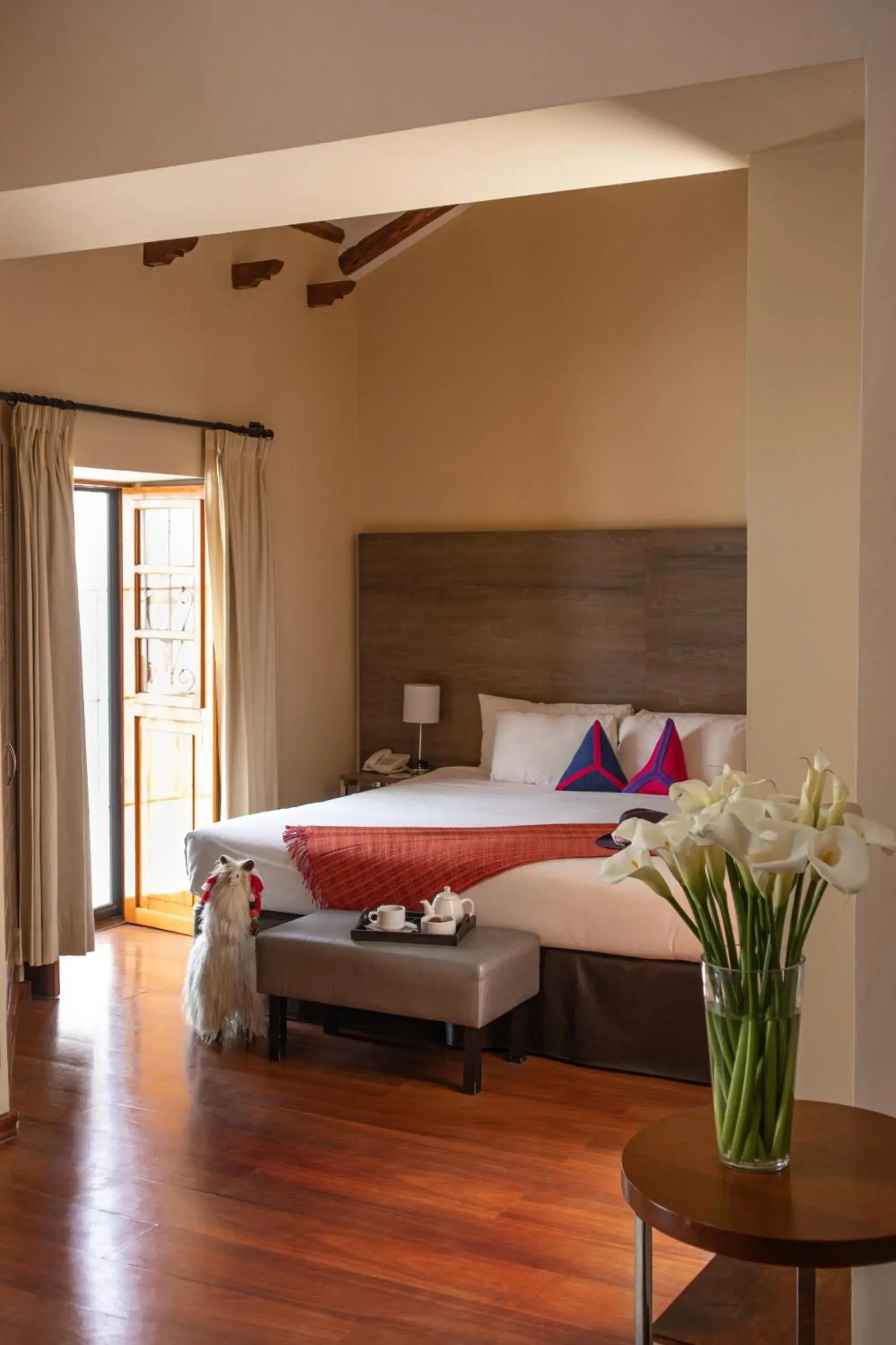 Bed in Union Hotel Cusco Bed in Union Hotel Cusco