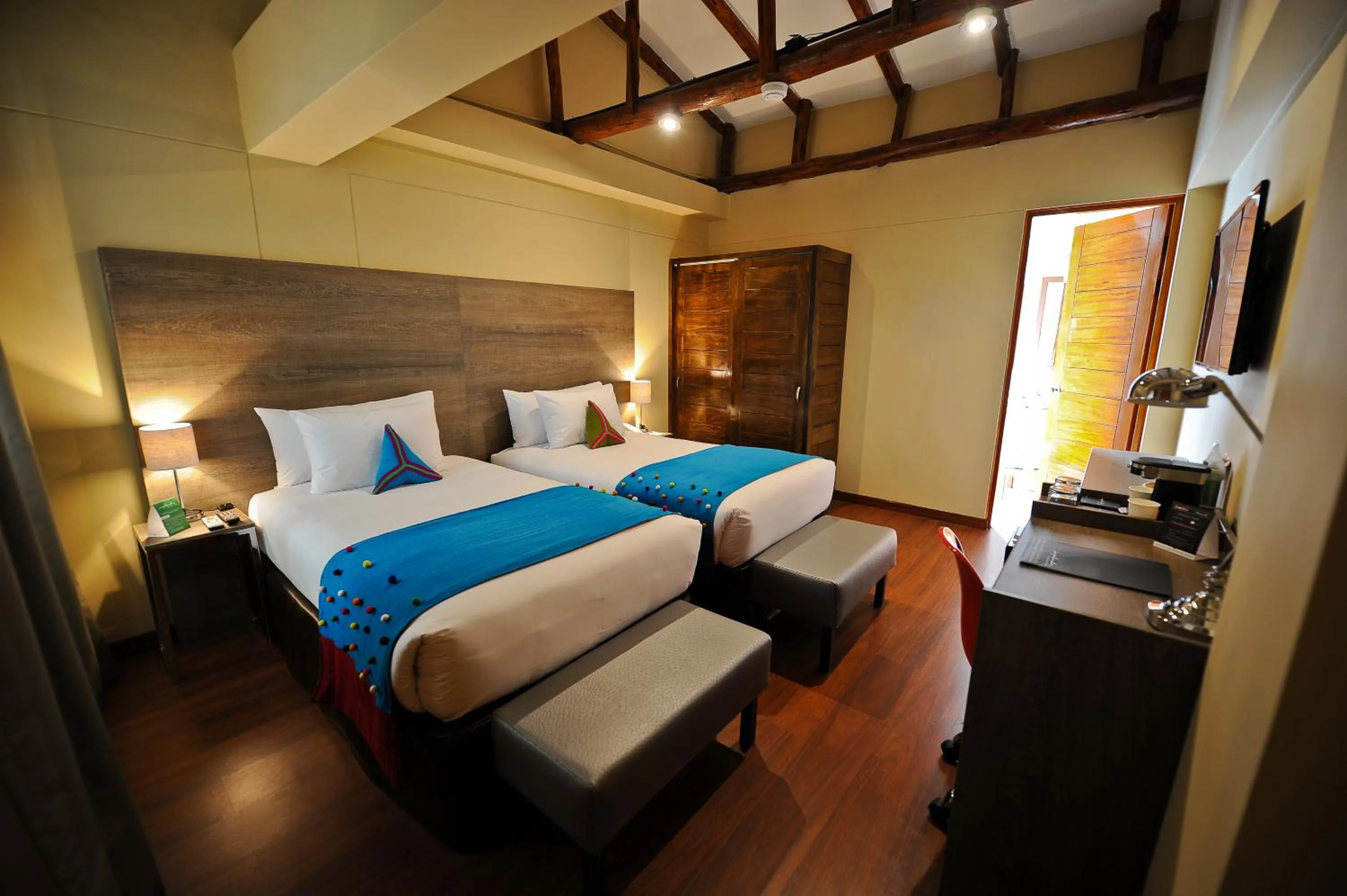 Bed in Union Hotel Cusco