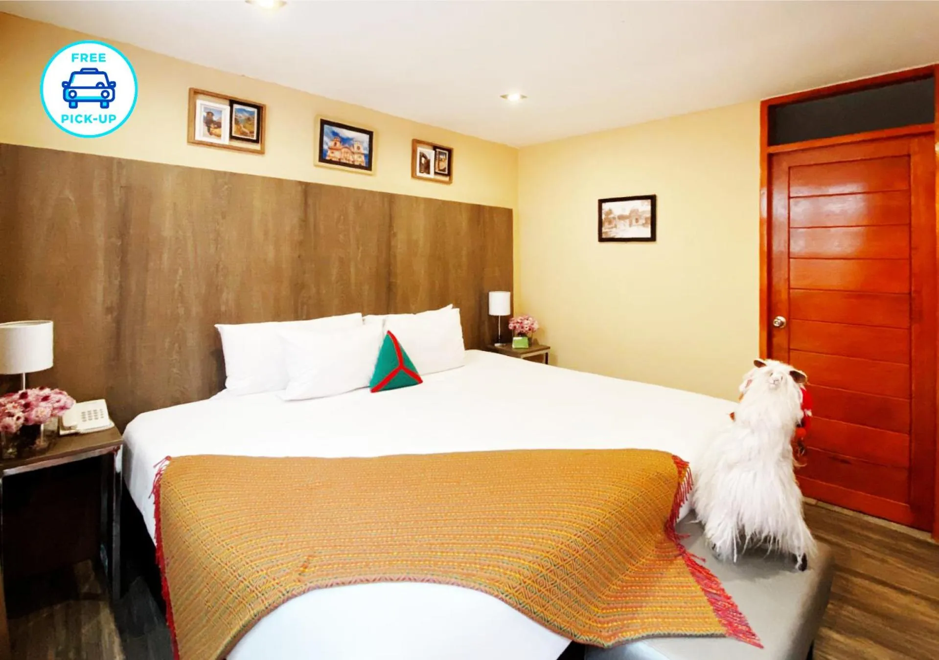 Bed in Union Hotel Cusco