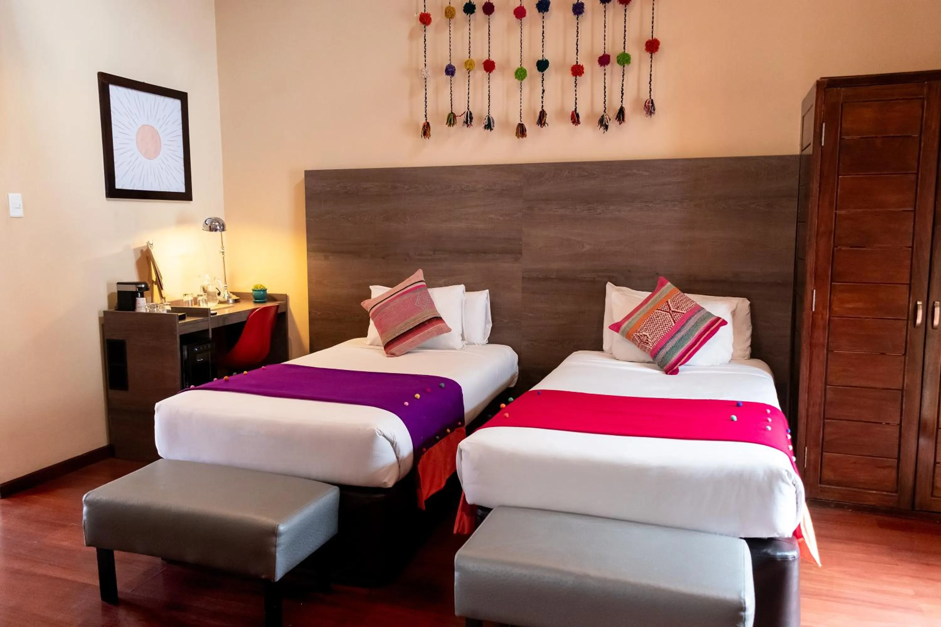 Bed in Union Hotel Cusco