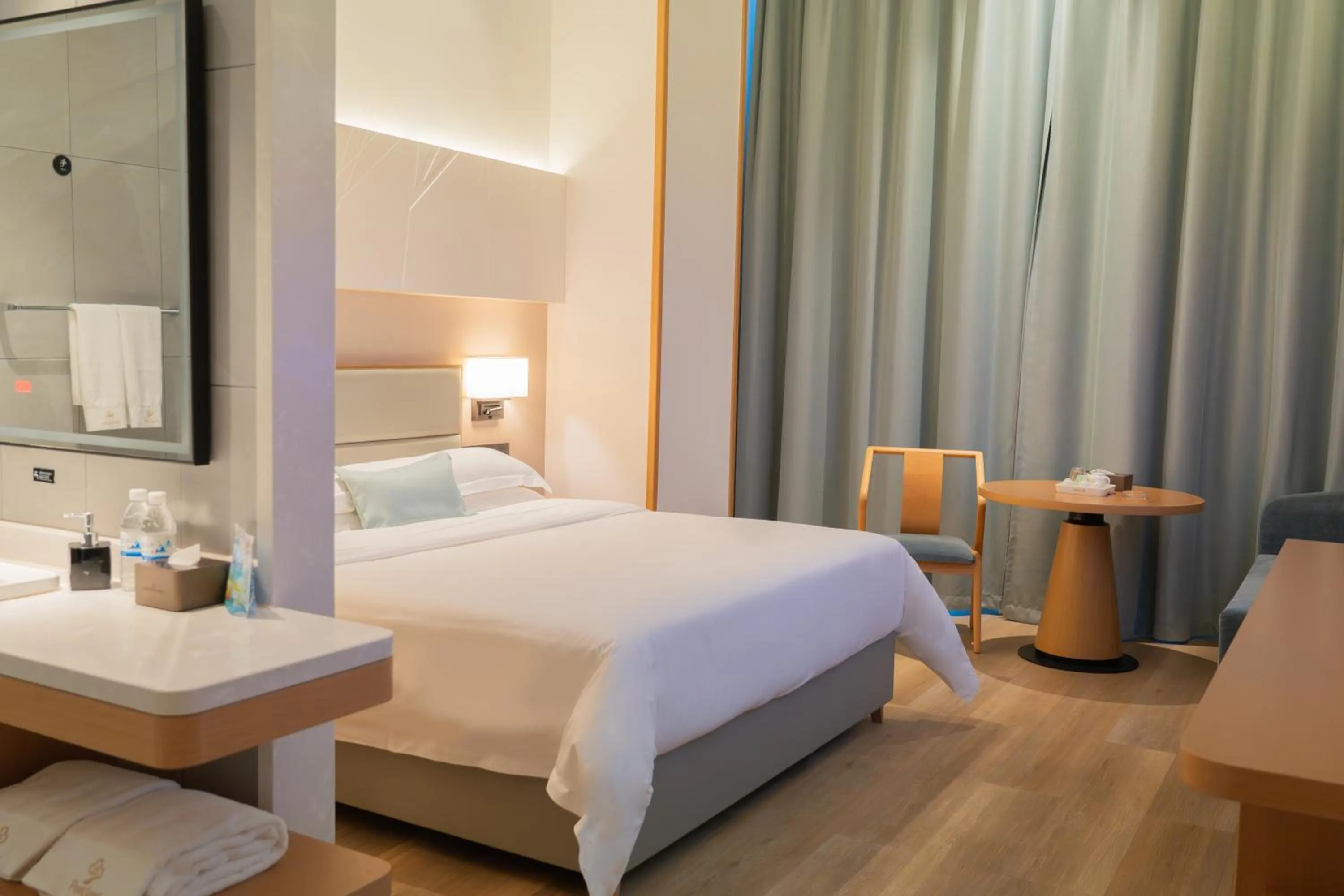 Bed in Xianyang Licai Tianyou Hotel