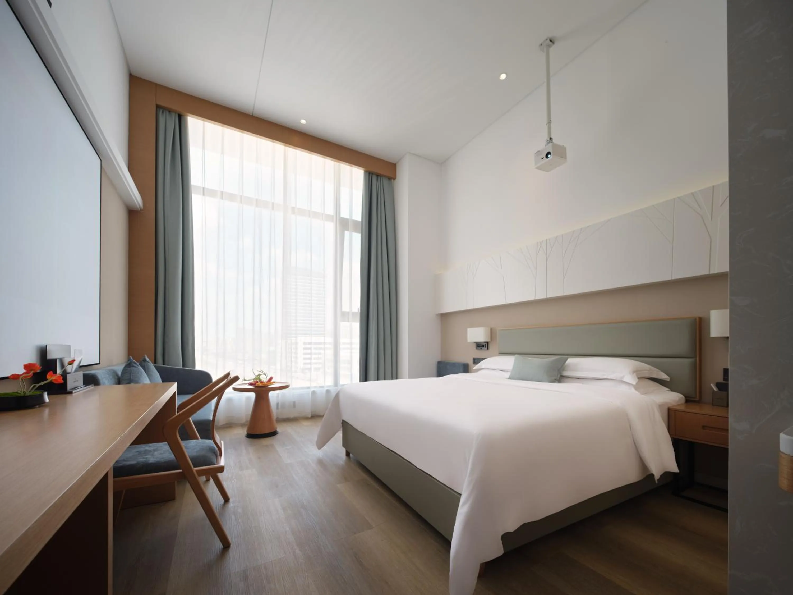 Bed in Xianyang Licai Tianyou Hotel