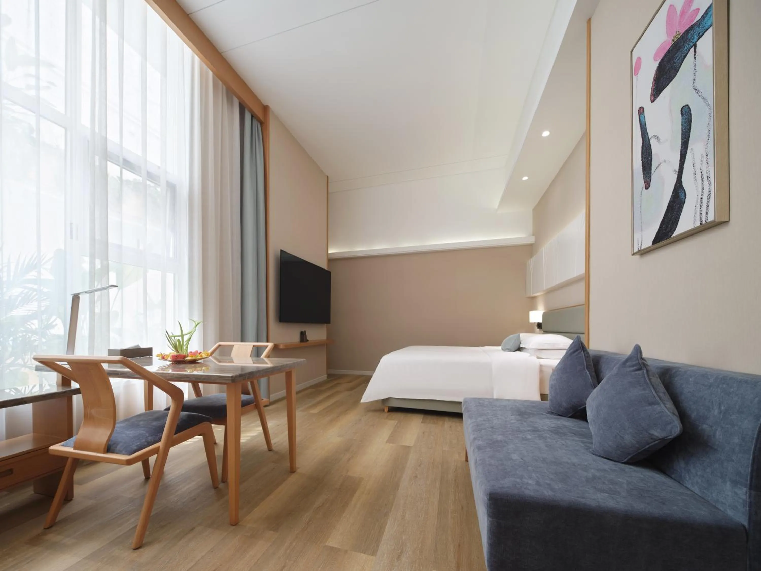 Bed in Xianyang Licai Tianyou Hotel