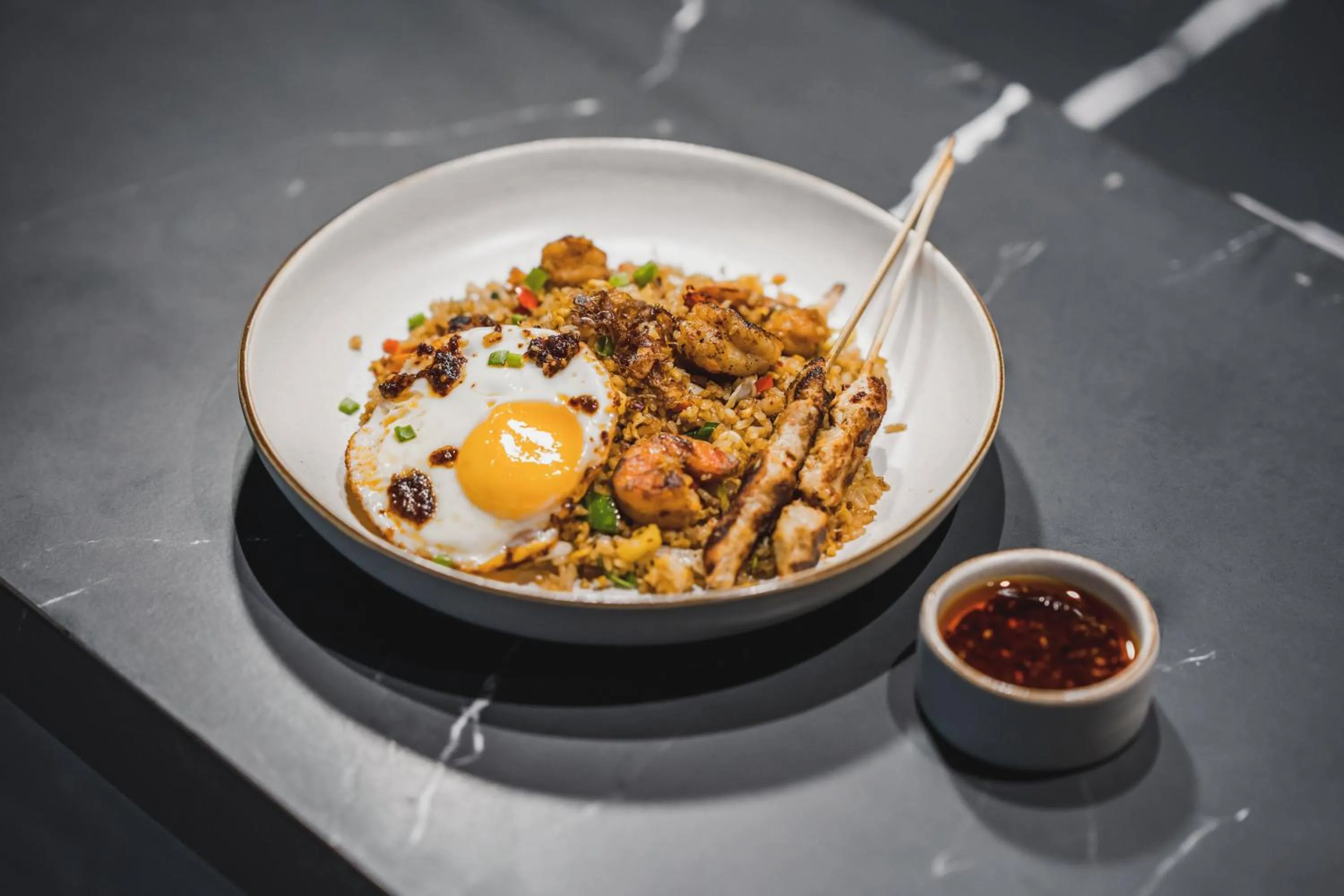 Food close-up in iSuite by Ekosistem