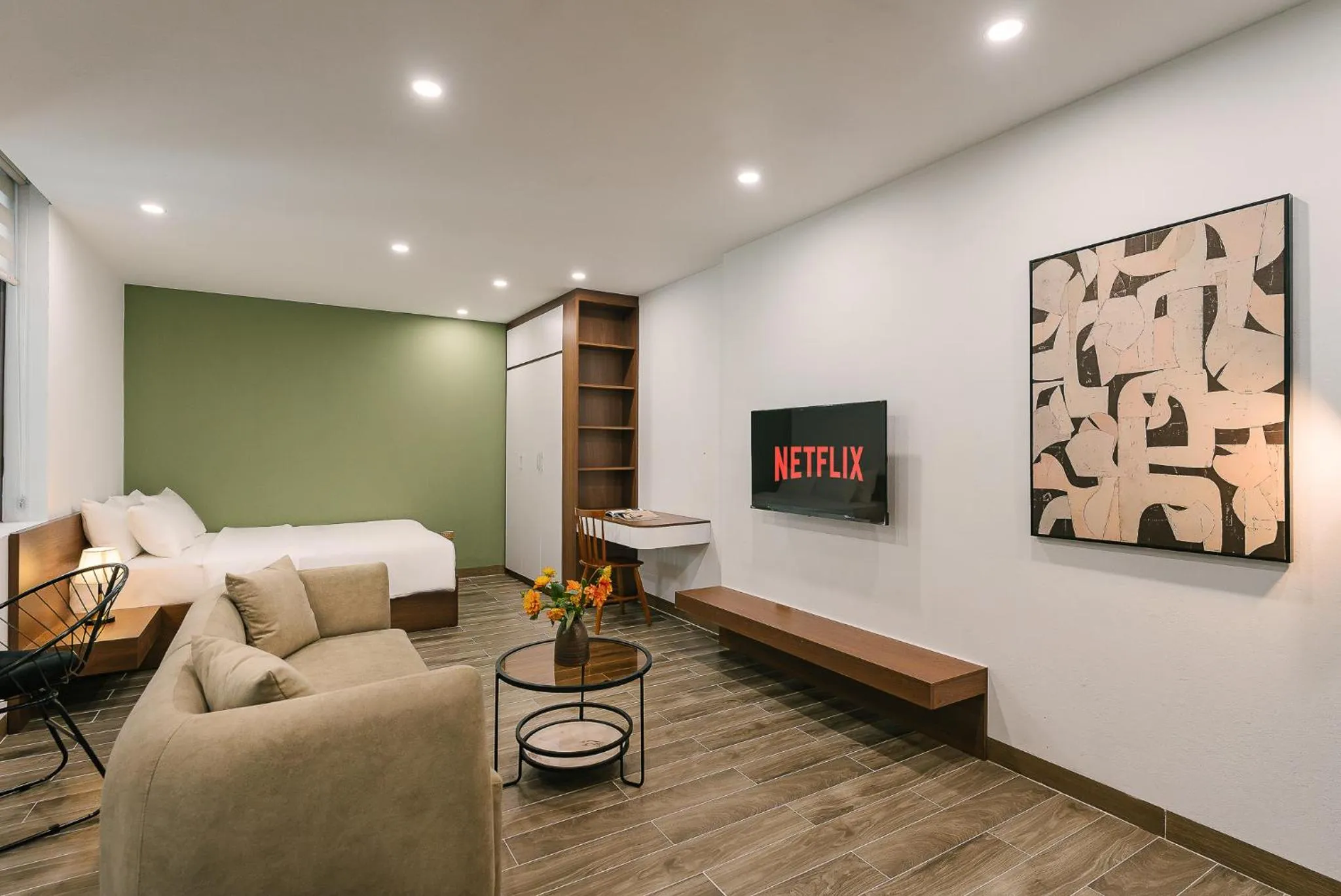 Living room in An Nguyen Lakeside Residence