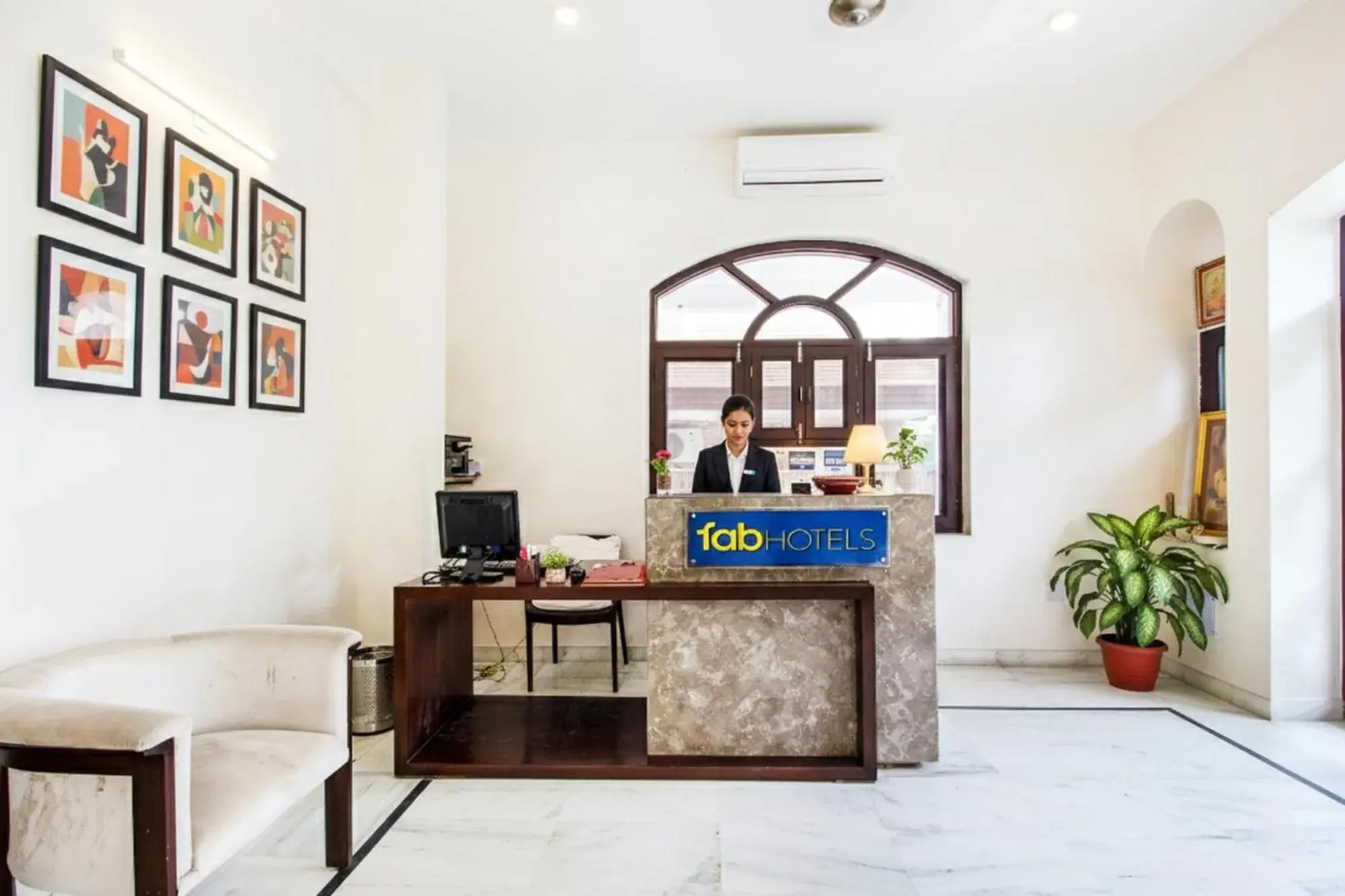 Lobby or reception in FabHotel Jaipur Villa Lobby or reception in FabHotel Jaipur Villa