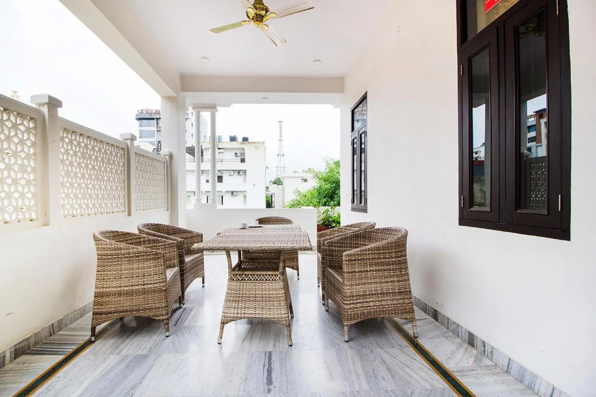 Seating area in FabHotel Jaipur Villa Seating area in FabHotel Jaipur Villa