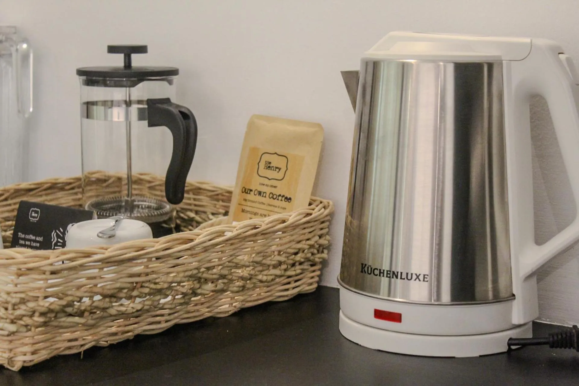 Coffee/tea facilities in The Henry Resort Siargao at Kermit