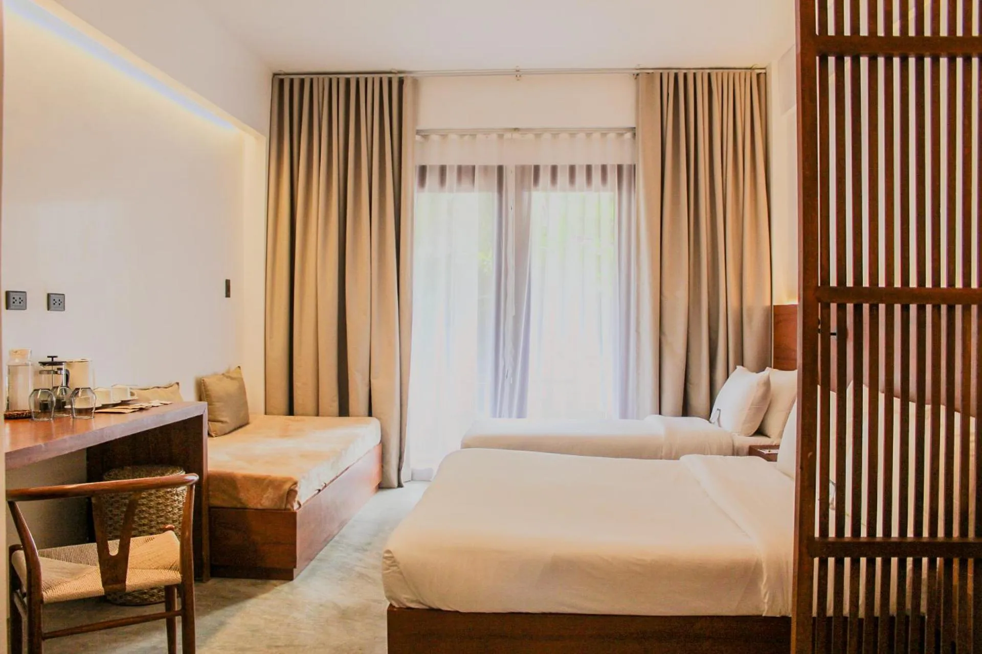 Photo of the whole room, Bed in The Henry Resort Siargao at Kermit