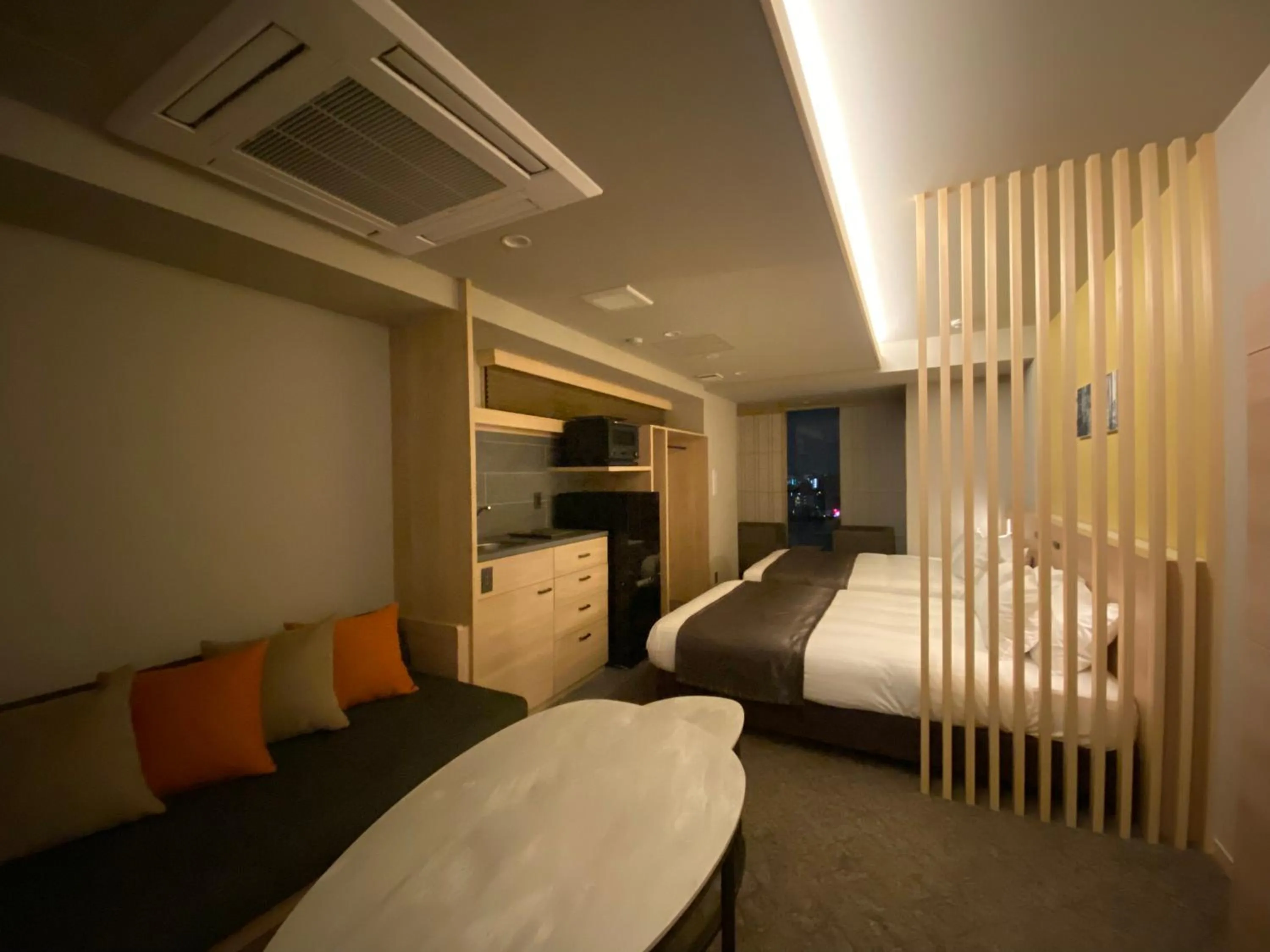 Bed in Premium Apart MONday KYOTO GOJO