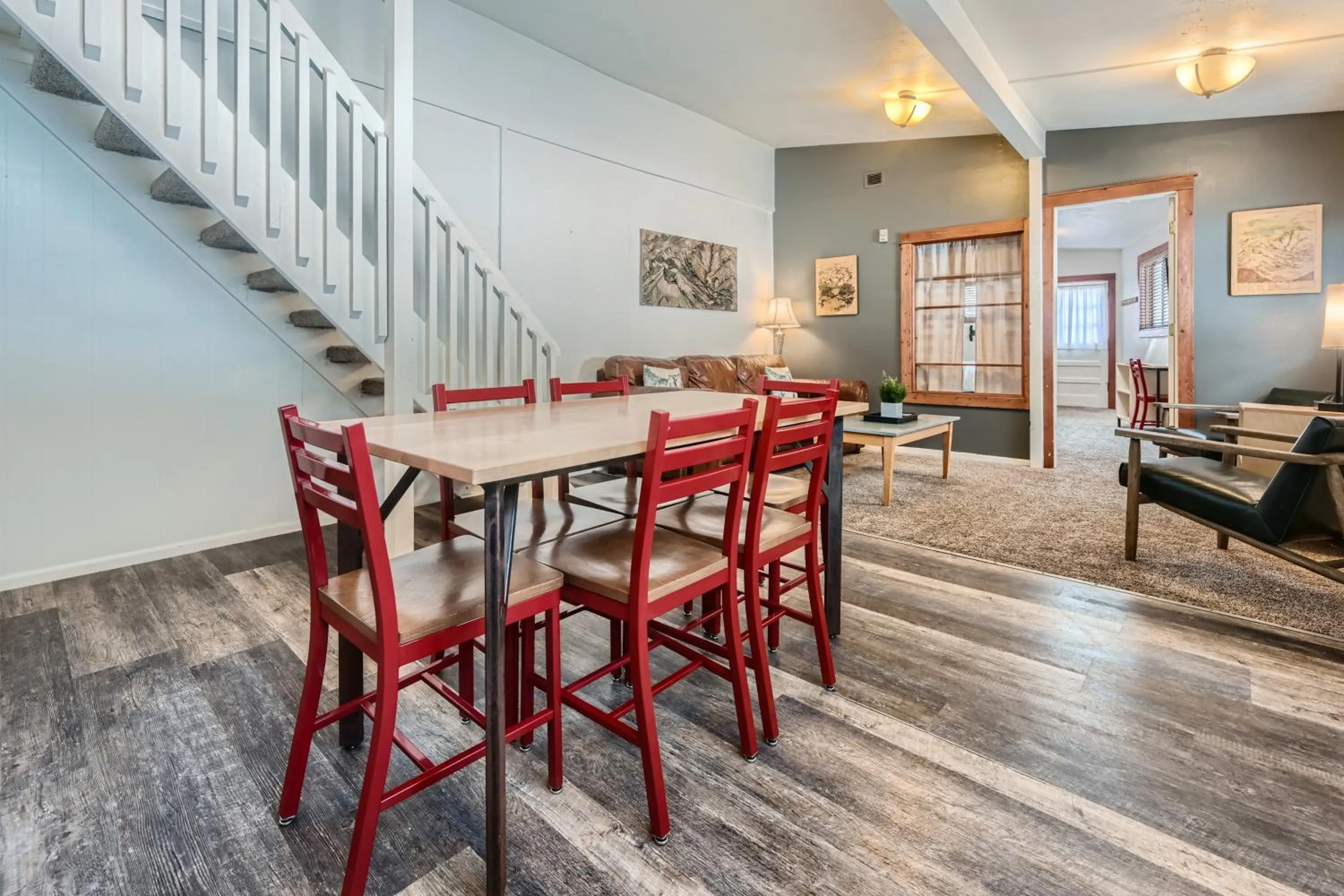 Dining area in A-Lodge Boulder