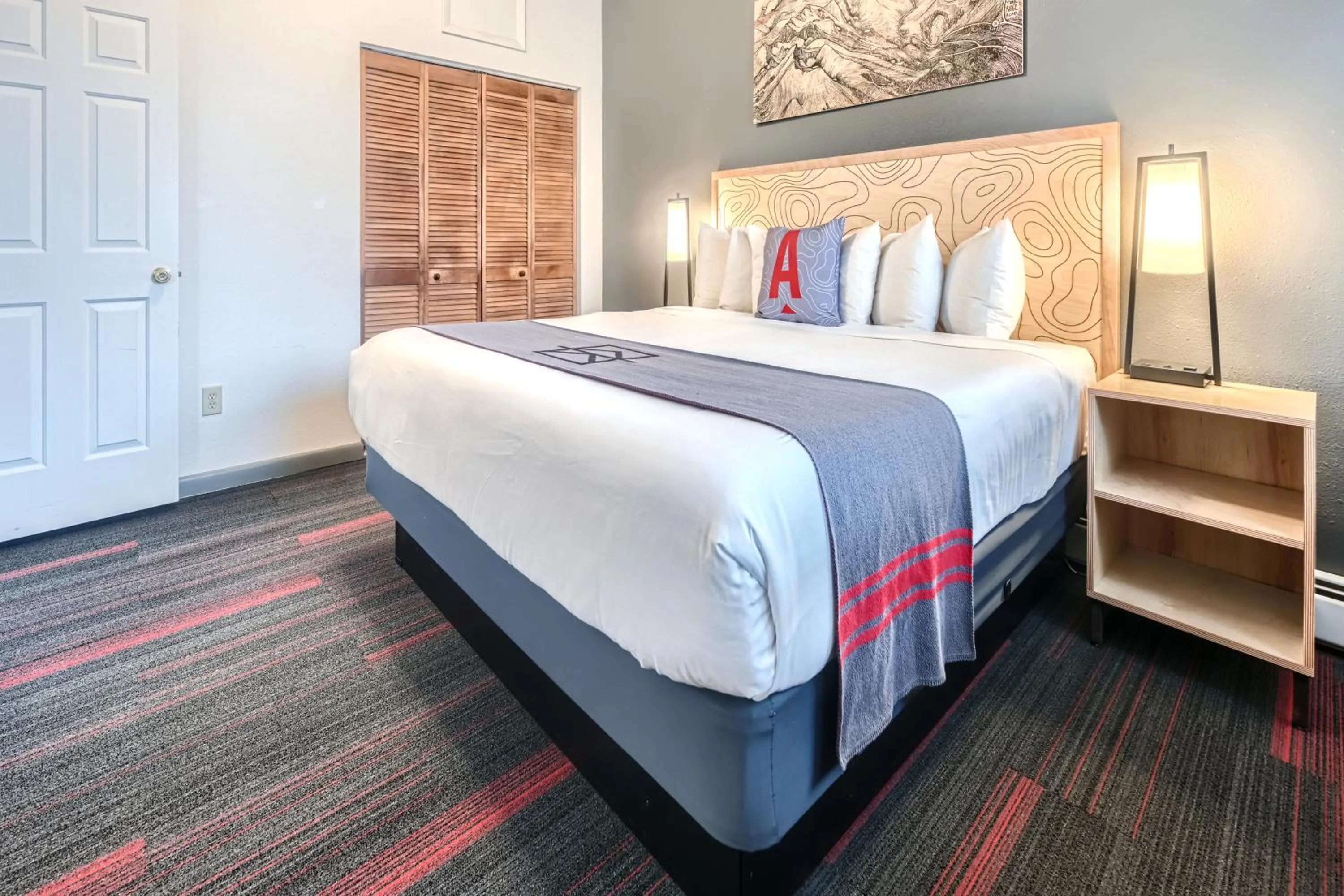 Bedroom, Bed in A-Lodge Boulder