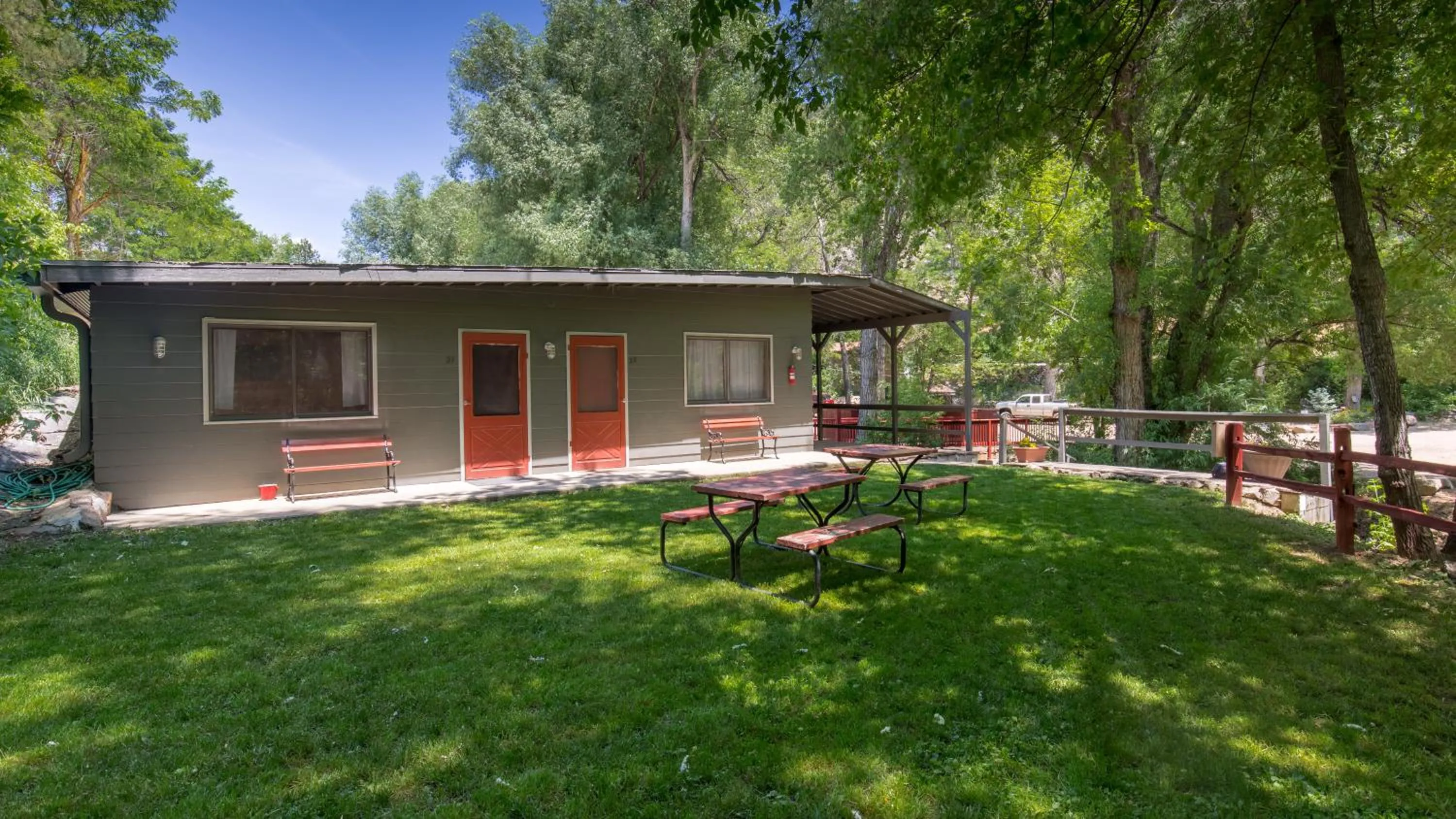 Patio in A-Lodge Boulder