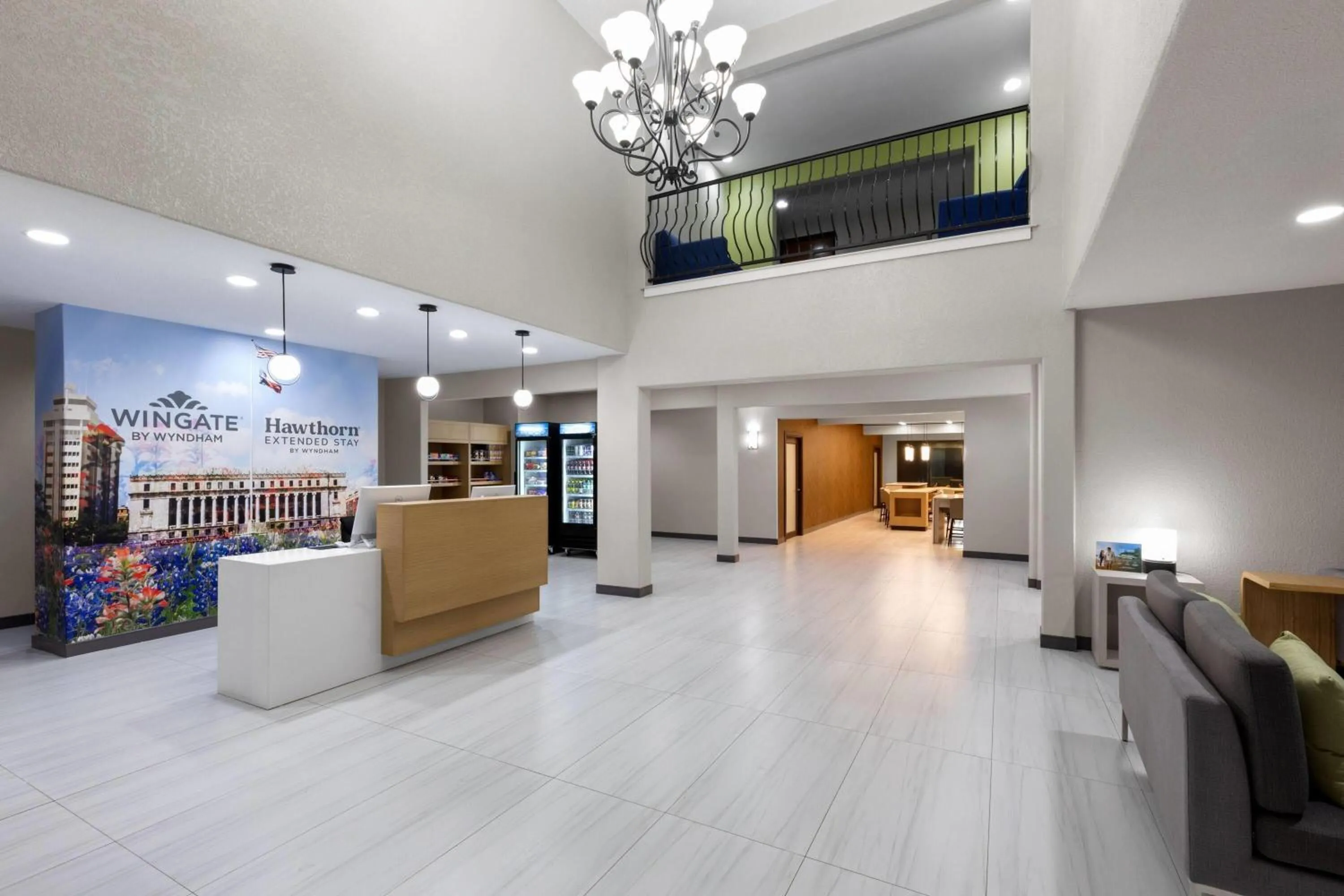Lobby or reception in Hawthorn Extended Stay by Wyndham College Station South