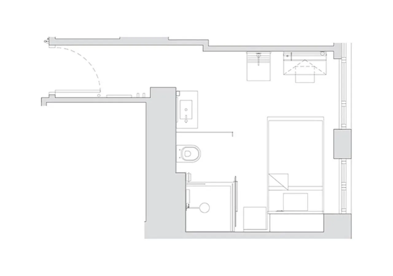 Floor plan in Arlo SoHo