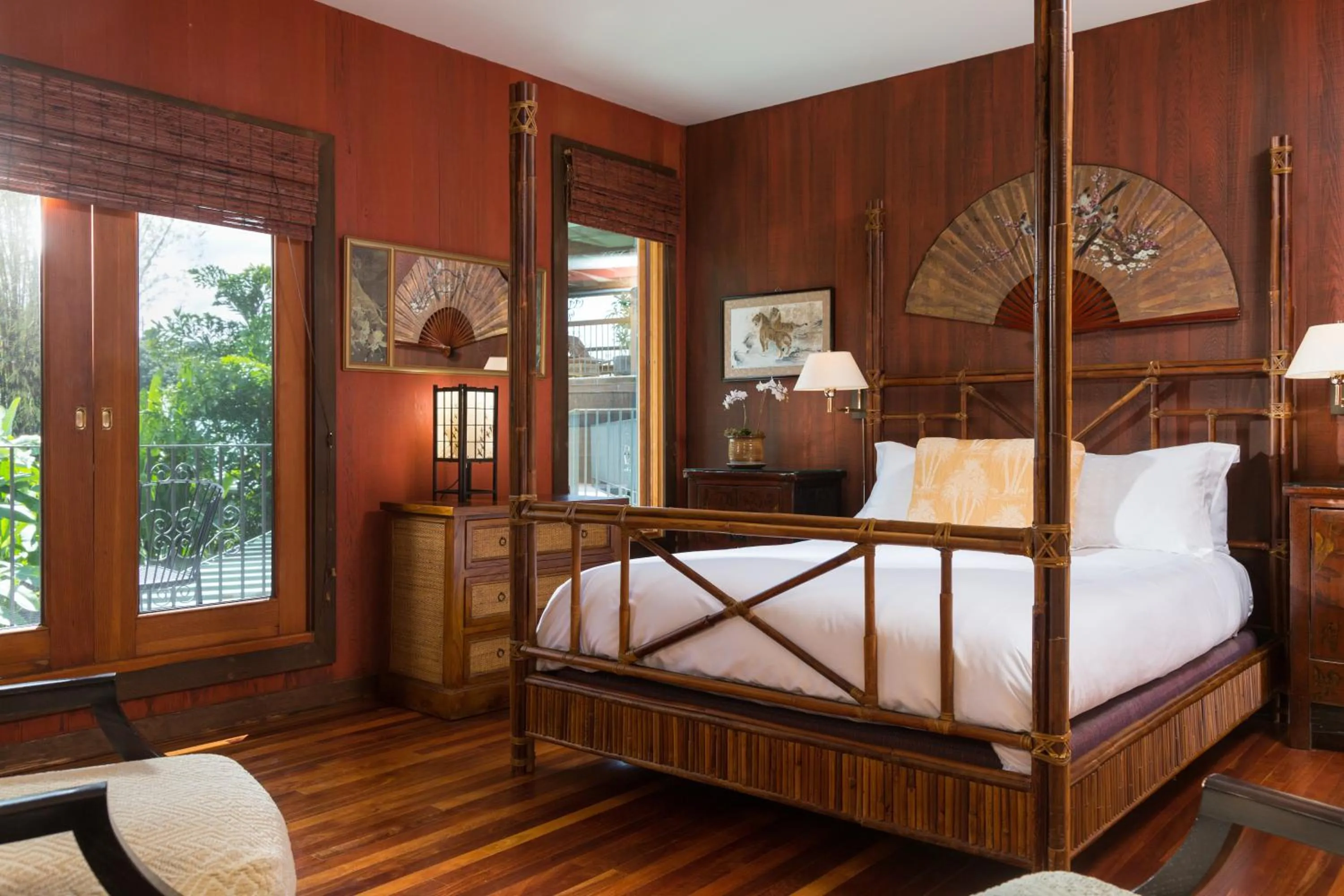 Bedroom, Bed in Holualoa Inn