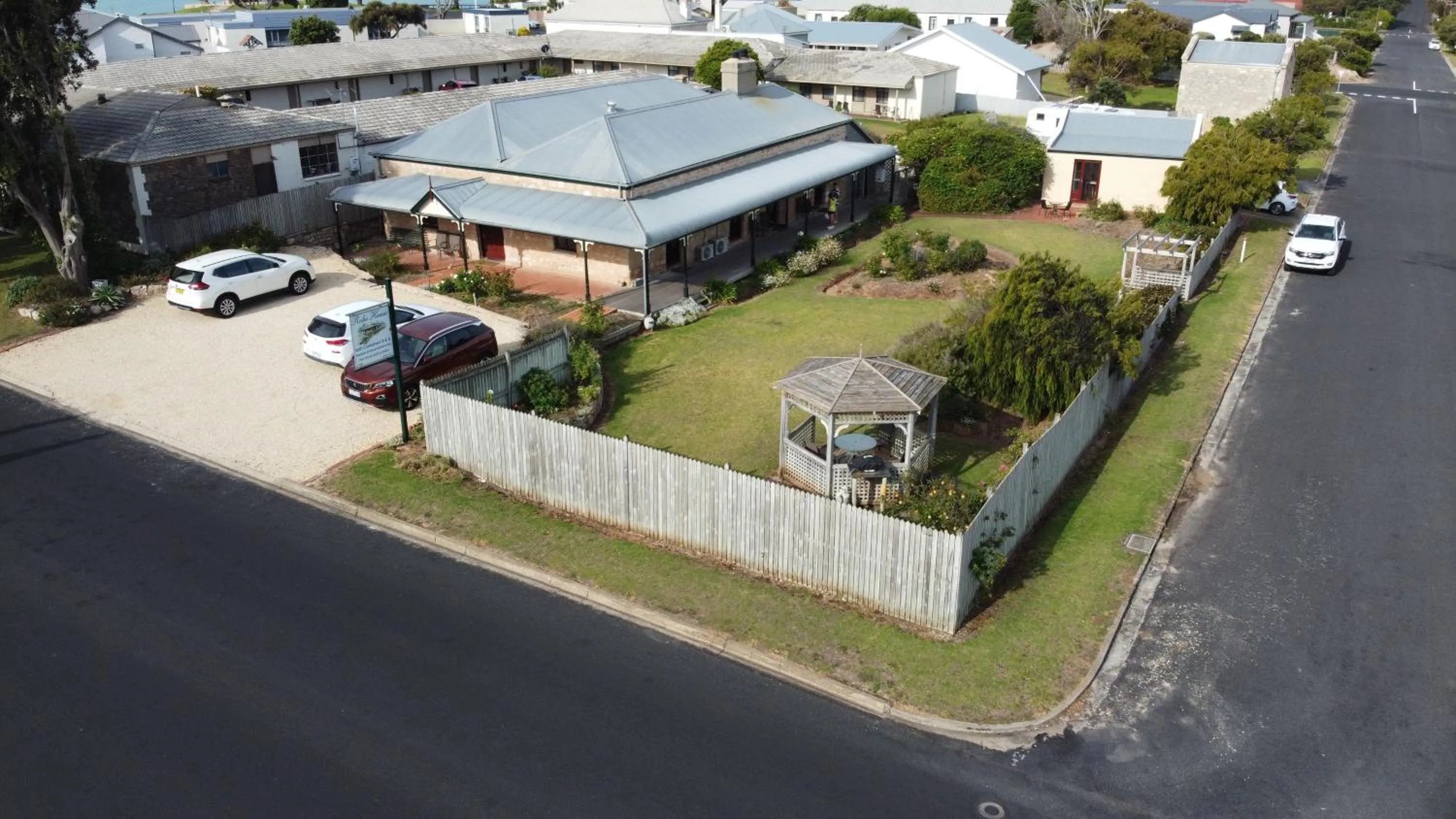 Bird's eye view in Robe House Heritage Accommodation
