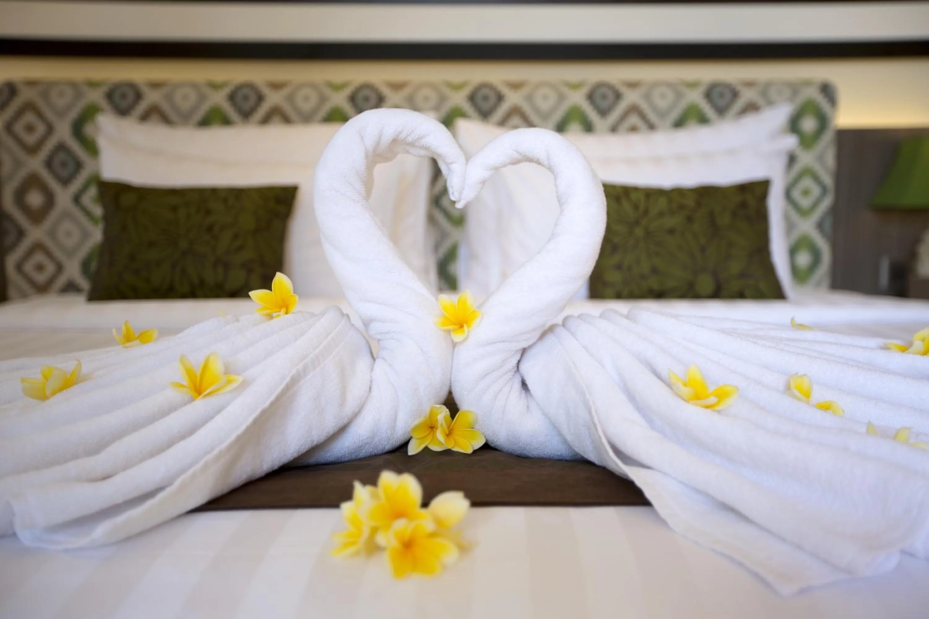 Decorative detail, Bed in The Banyumas Suite Villa Legian