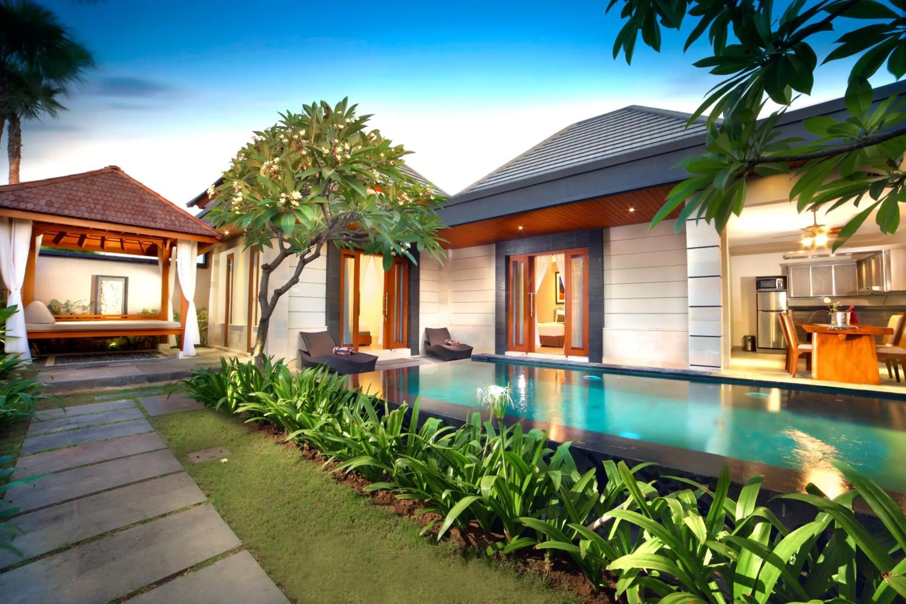 Garden view in The Banyumas Suite Villa Legian Garden view in The Banyumas Suite Villa Legian