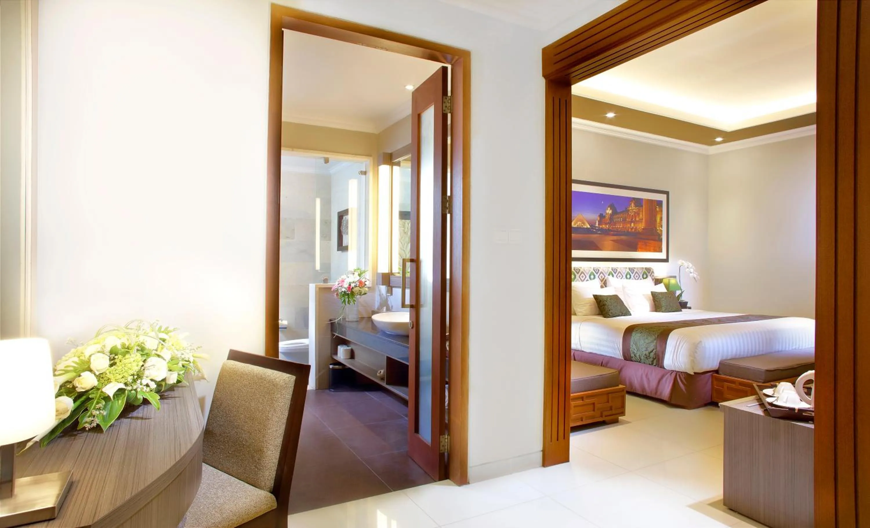 Photo of the whole room, Bed in The Banyumas Suite Villa Legian