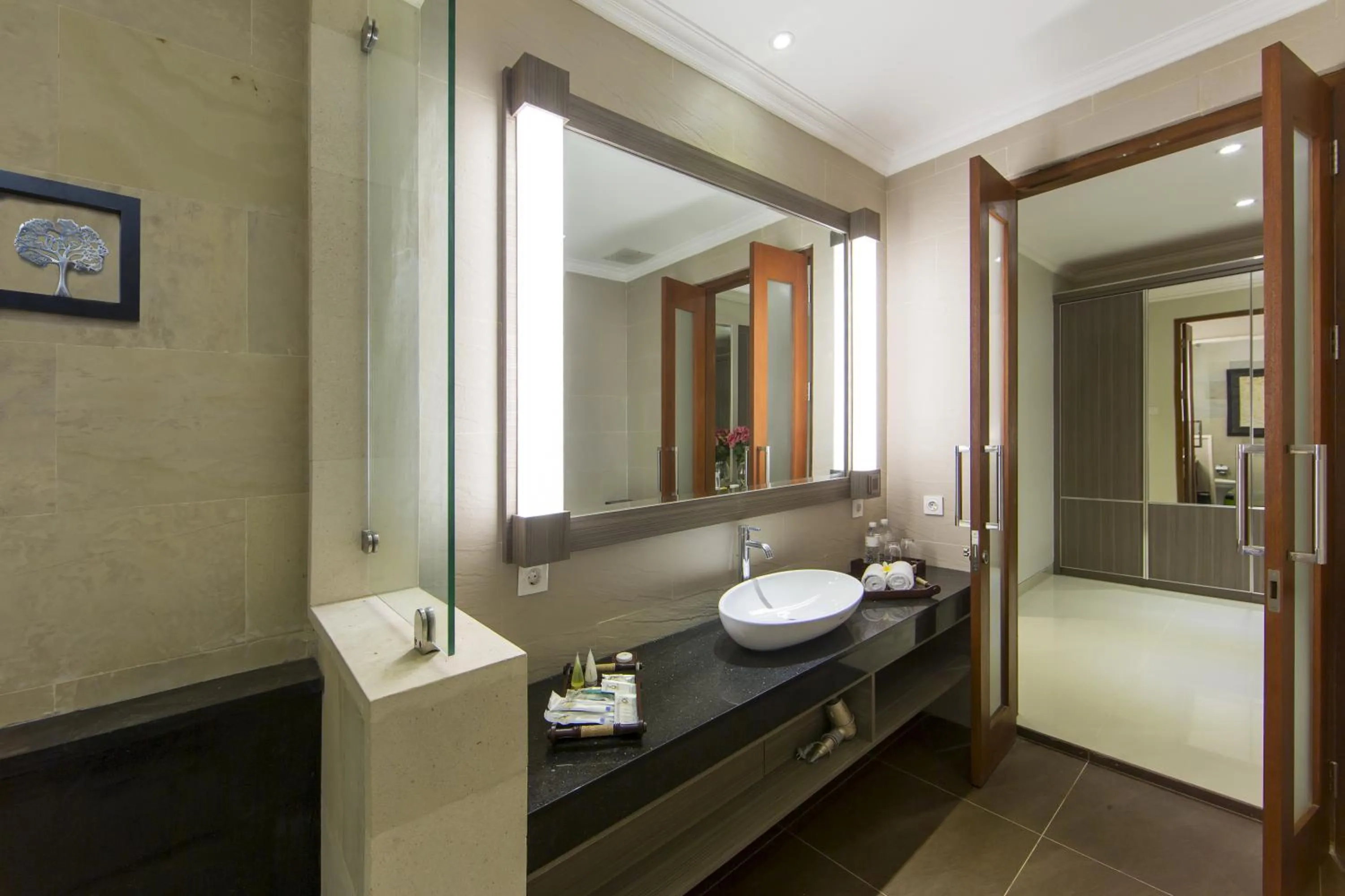 Bathroom in The Banyumas Suite Villa Legian