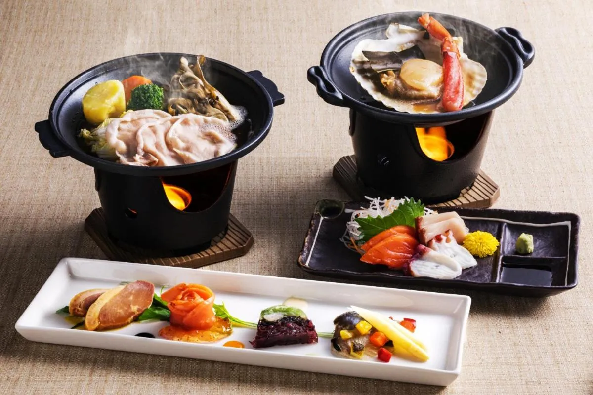 Food and drinks in Island Inn Rishiri