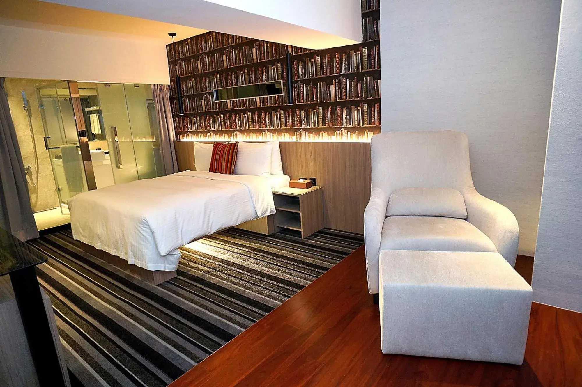 Photo of the whole room, Bed in Via Hotel - Zhongxiao Photo of the whole room, Bed in Via Hotel - Zhongxiao