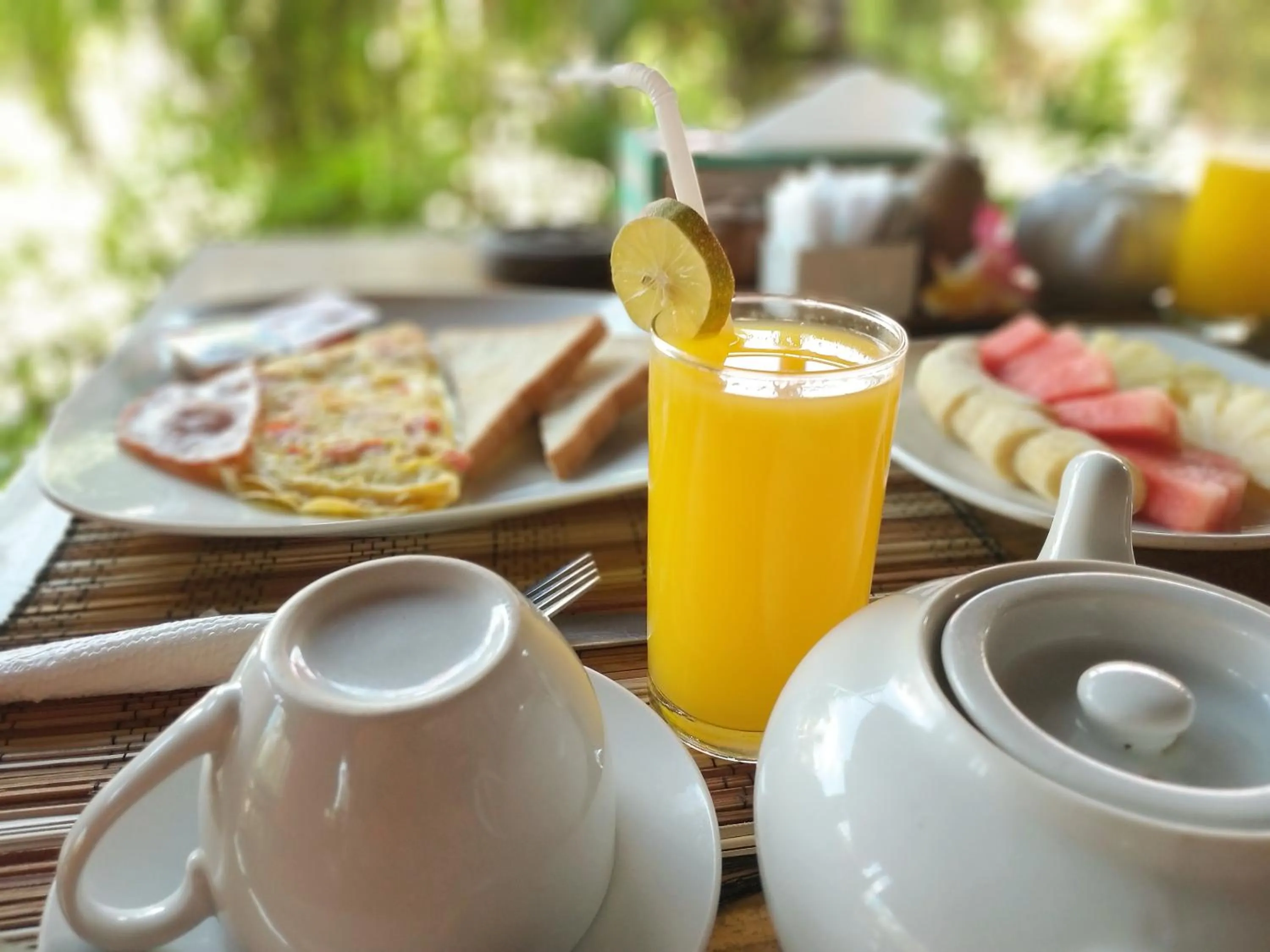 Breakfast in Garden Cottage Lembongan & Hostel