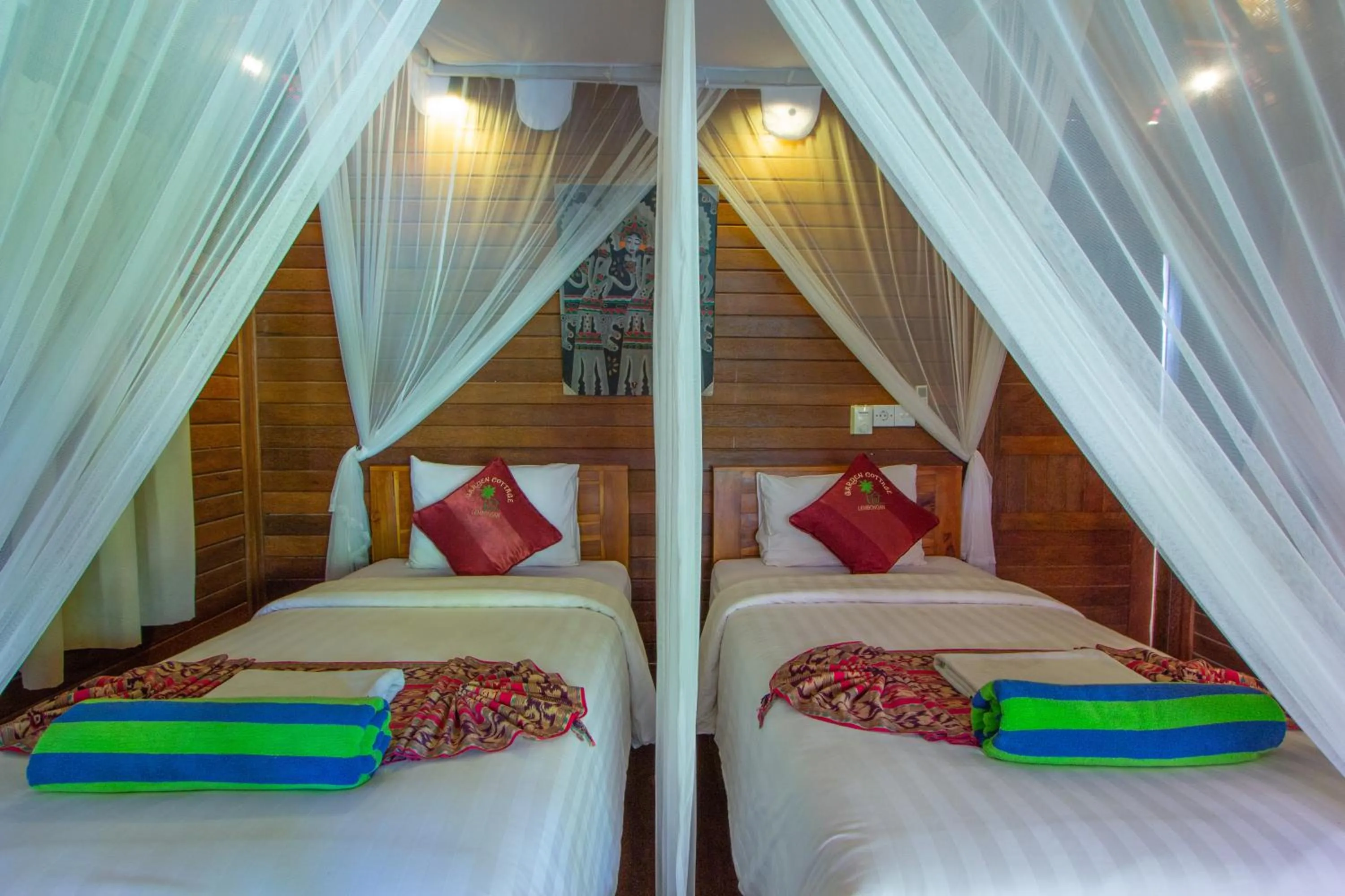 Bed in Garden Cottage Lembongan & Hostel