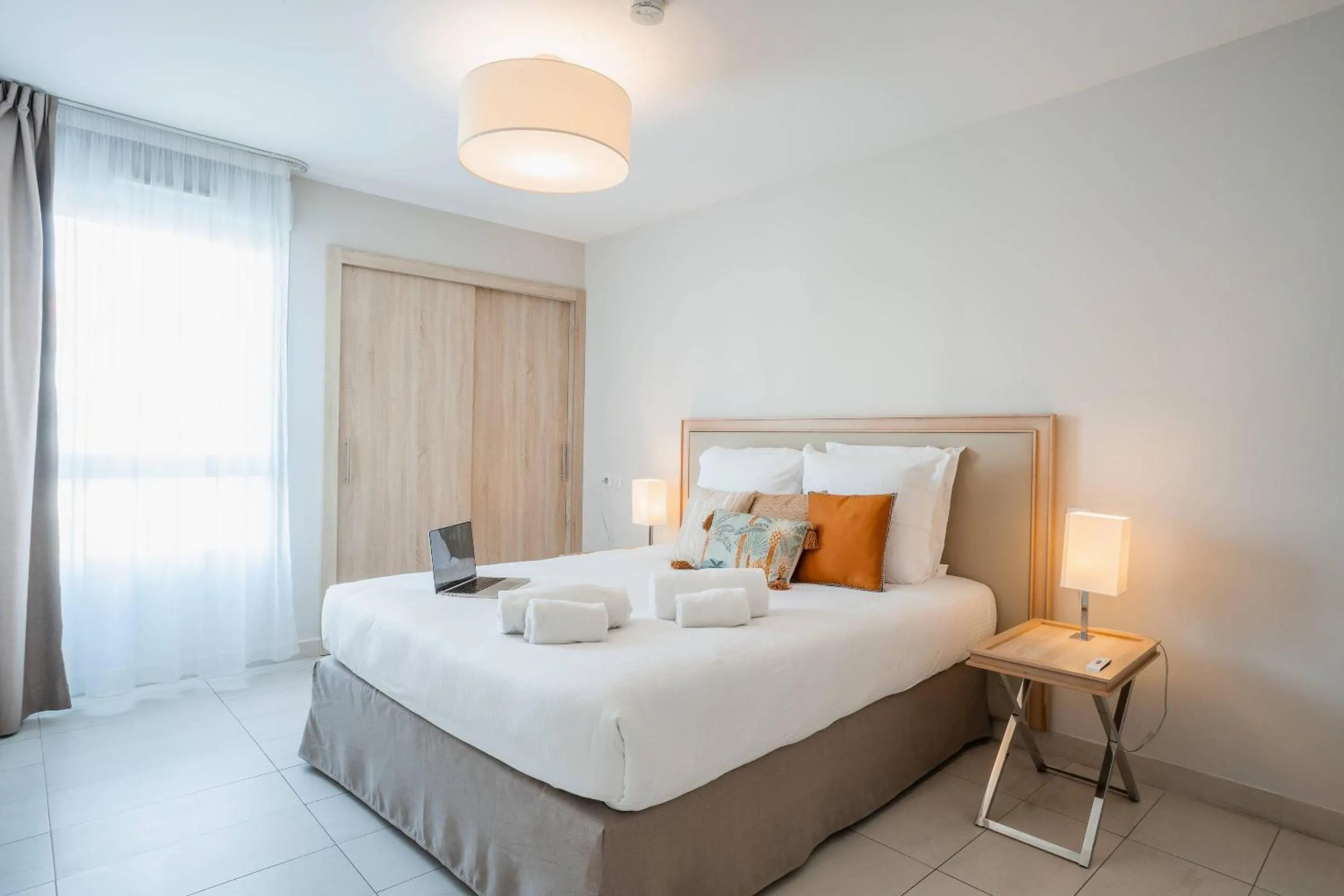 Bedroom, Bed in Quality Aparthotel Nice