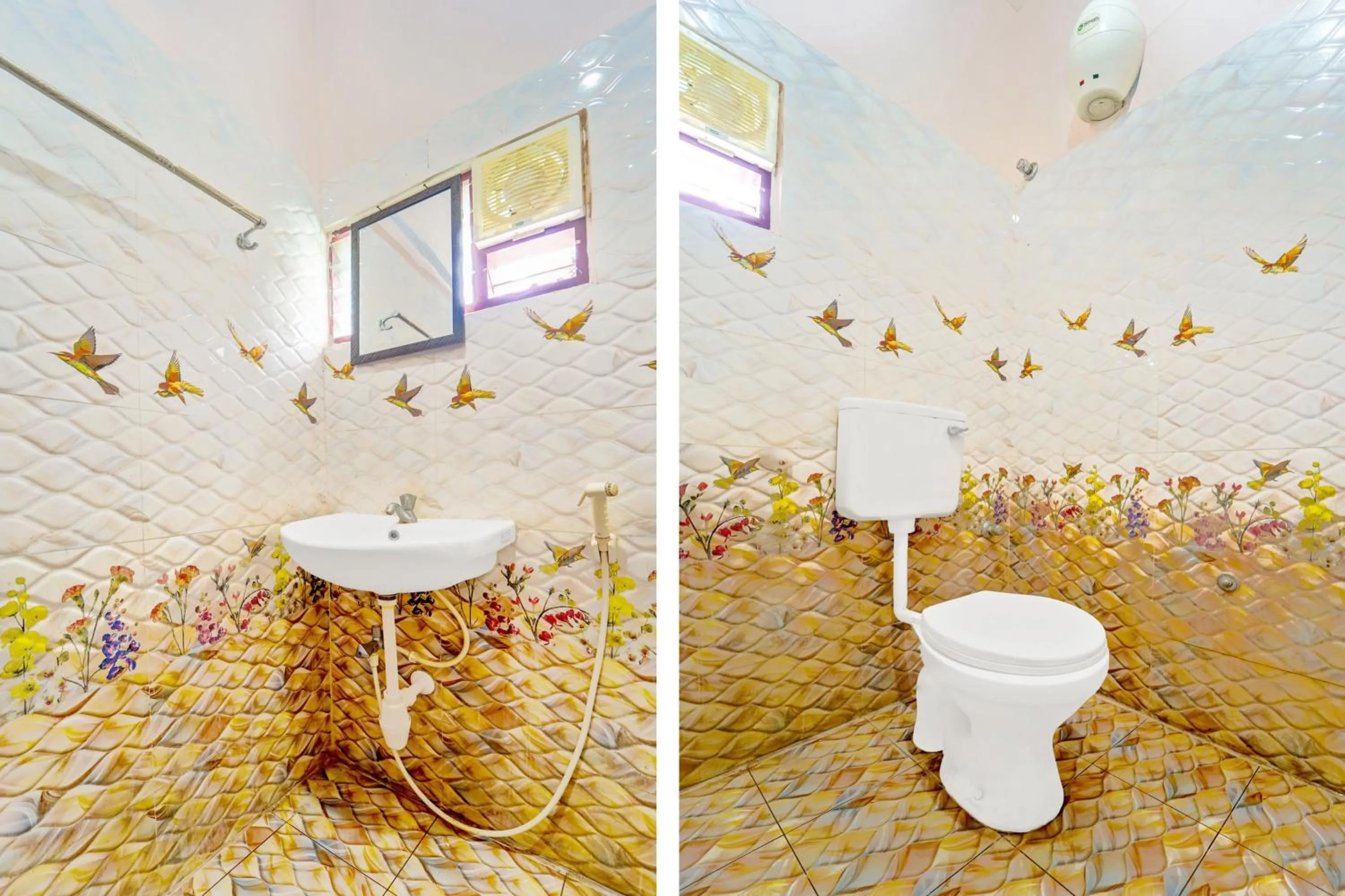 Bathroom in Super Hotel O Ganapathy Athipalayam Pirivu Road