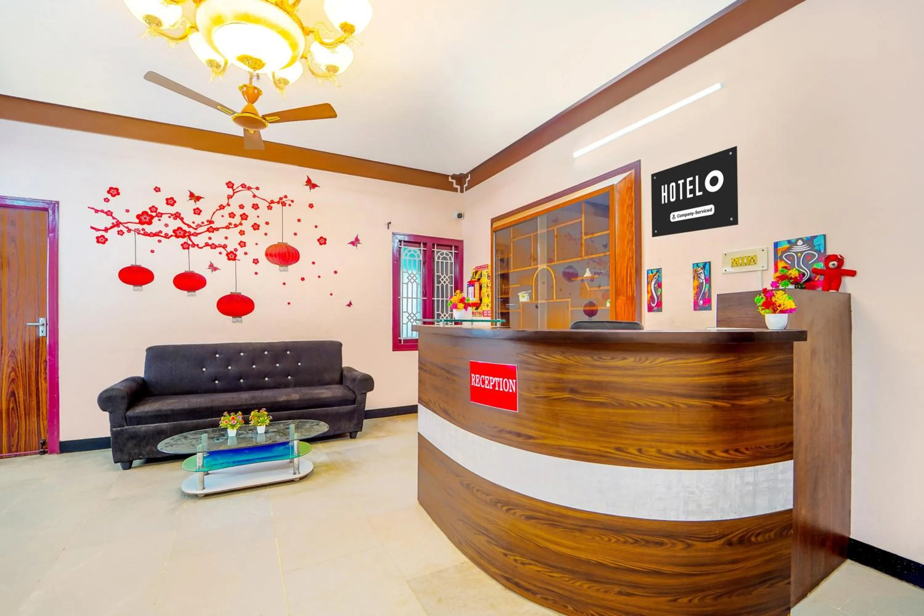 Lobby or reception in Super Hotel O Ganapathy Athipalayam Pirivu Road