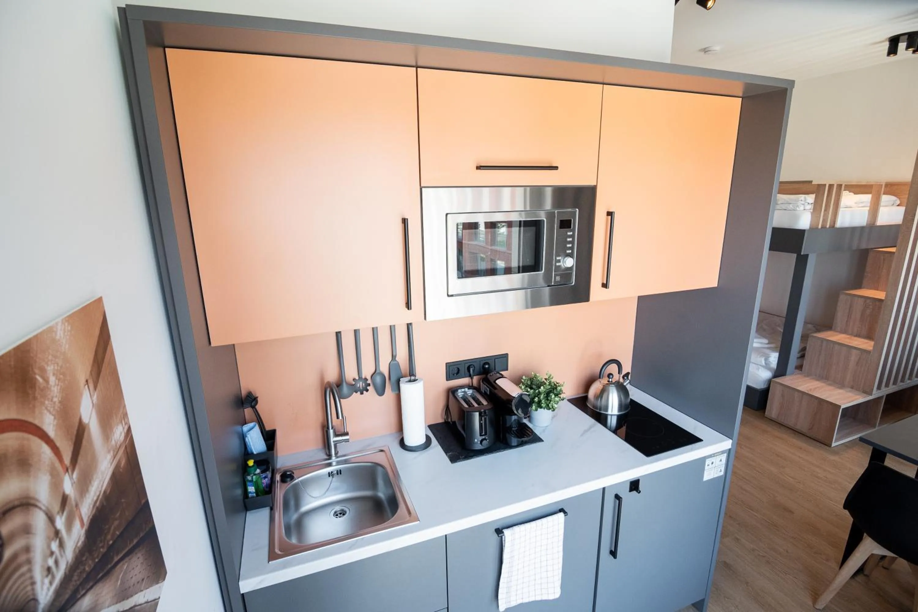 Coffee/tea facilities in Homaris Apartments Winterhude